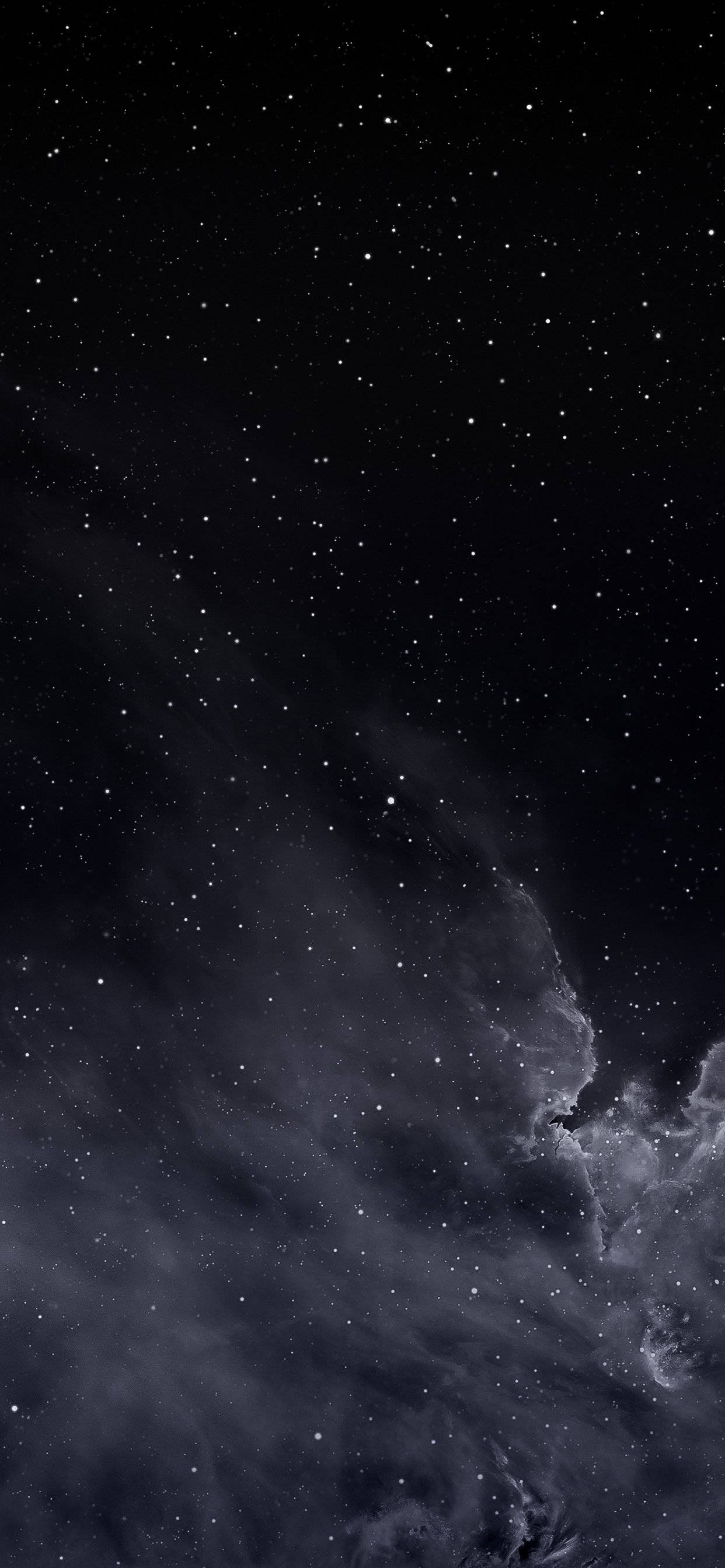Starry Night Sky Dark Theme Picha ya Ukuta
