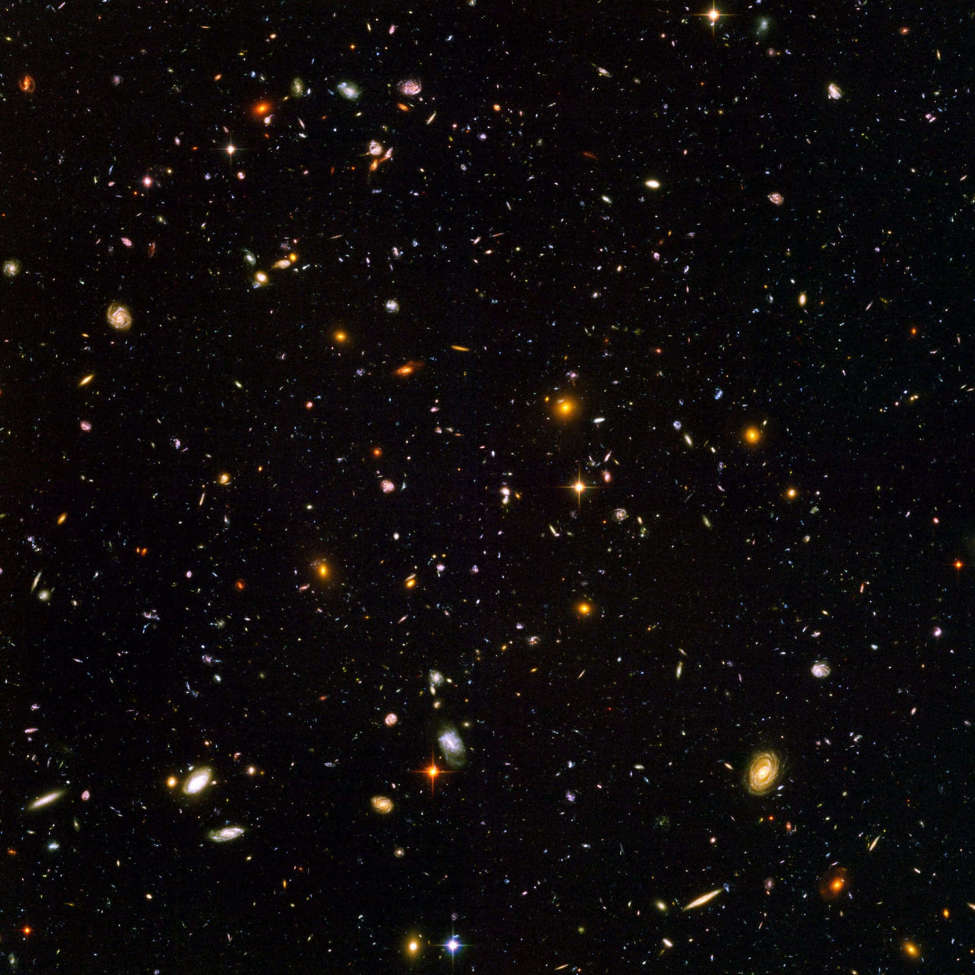 Stars In Space Hubble Picture Picha ya Ukuta