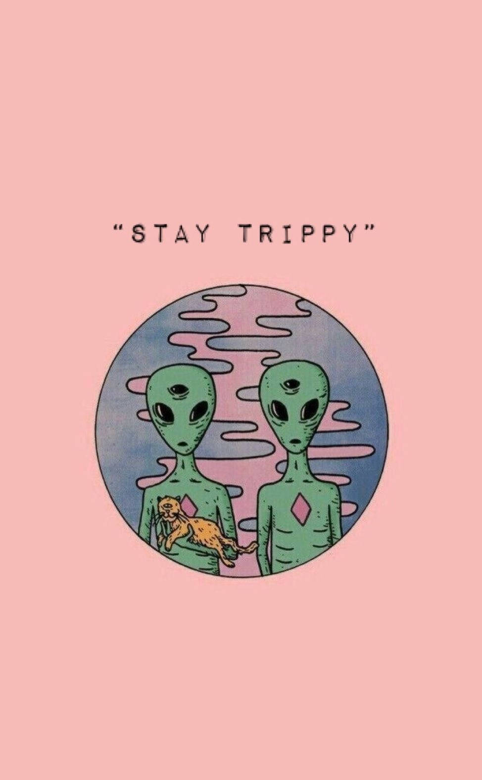 stay trippy - iPad wallpaper Picha ya Ukuta