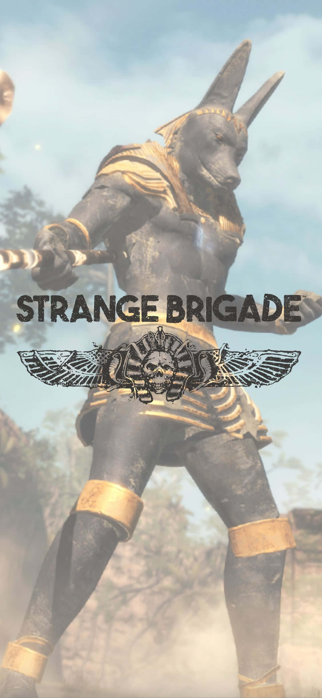 Stone Guardian iPhone X Strange Brigade Latar Picha ya Ukuta