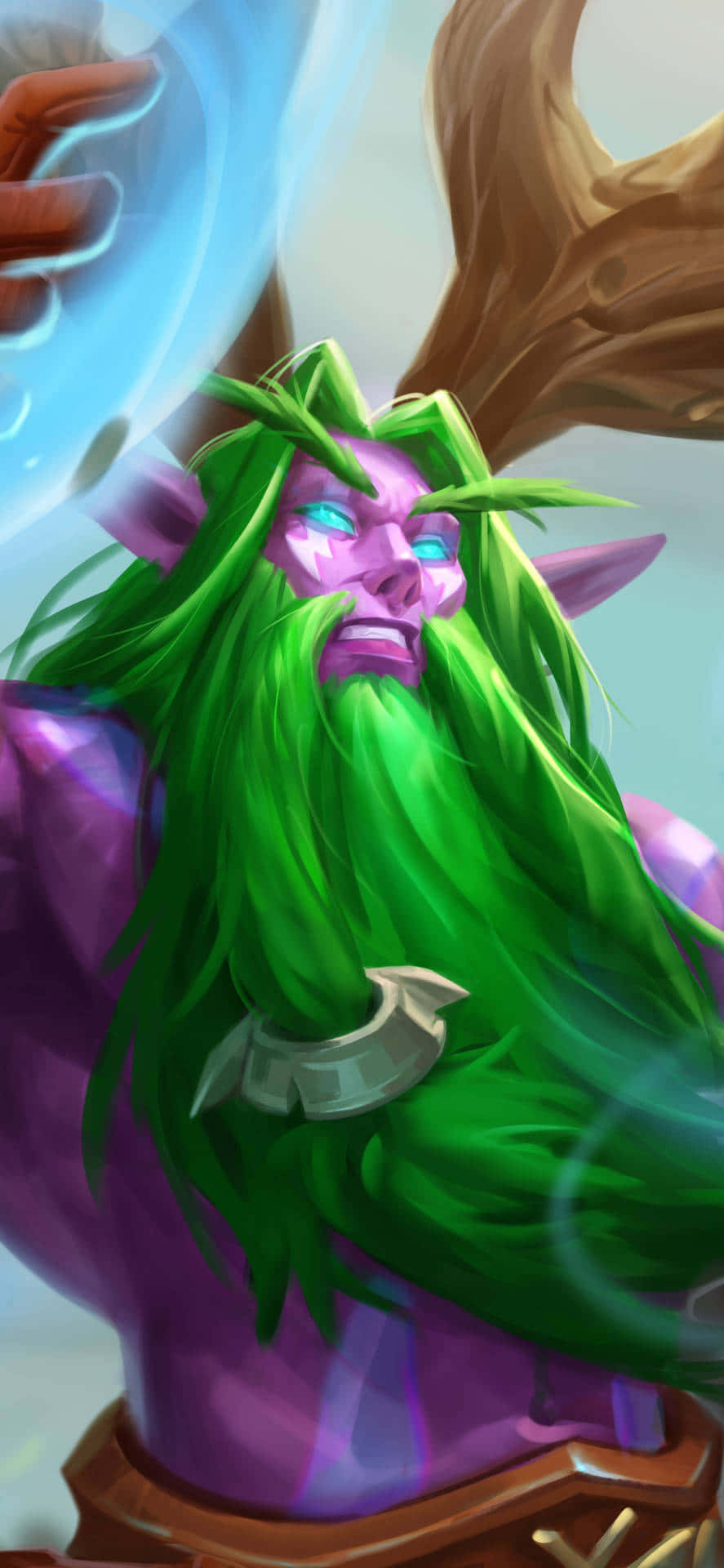 Mandhari ya Stormrage Druid Pixel 3xl Hearthstone Picha ya Ukuta