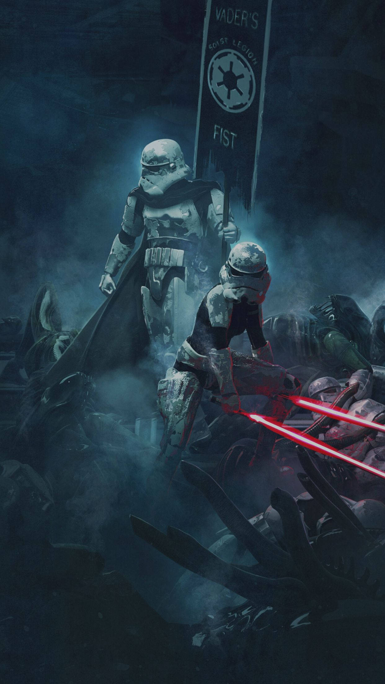 Stormtrooper kutoka Ulimwengu wa Star Wars Picha ya Ukuta