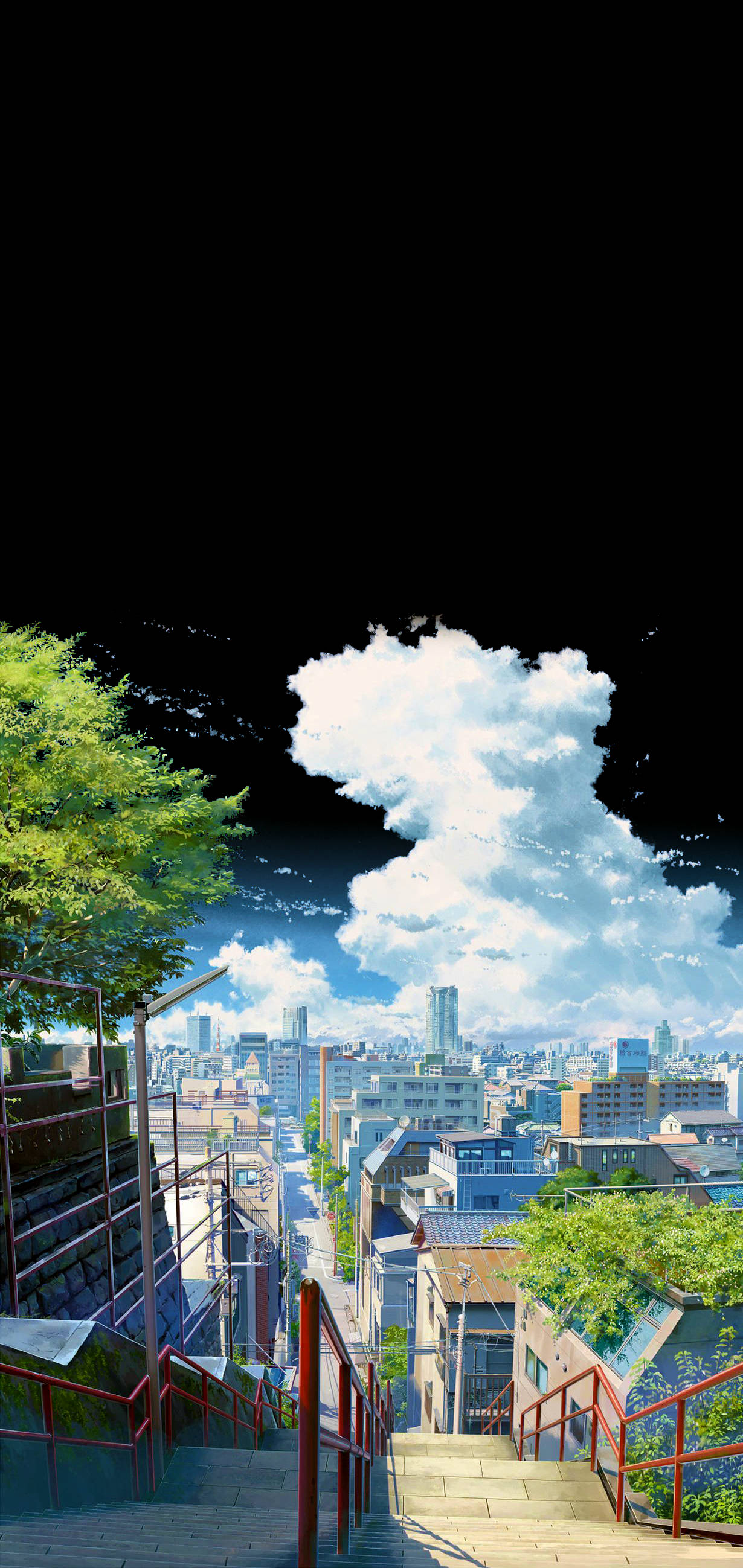 Suga Staircase Kimi No Na Wa Simu Picha ya Ukuta