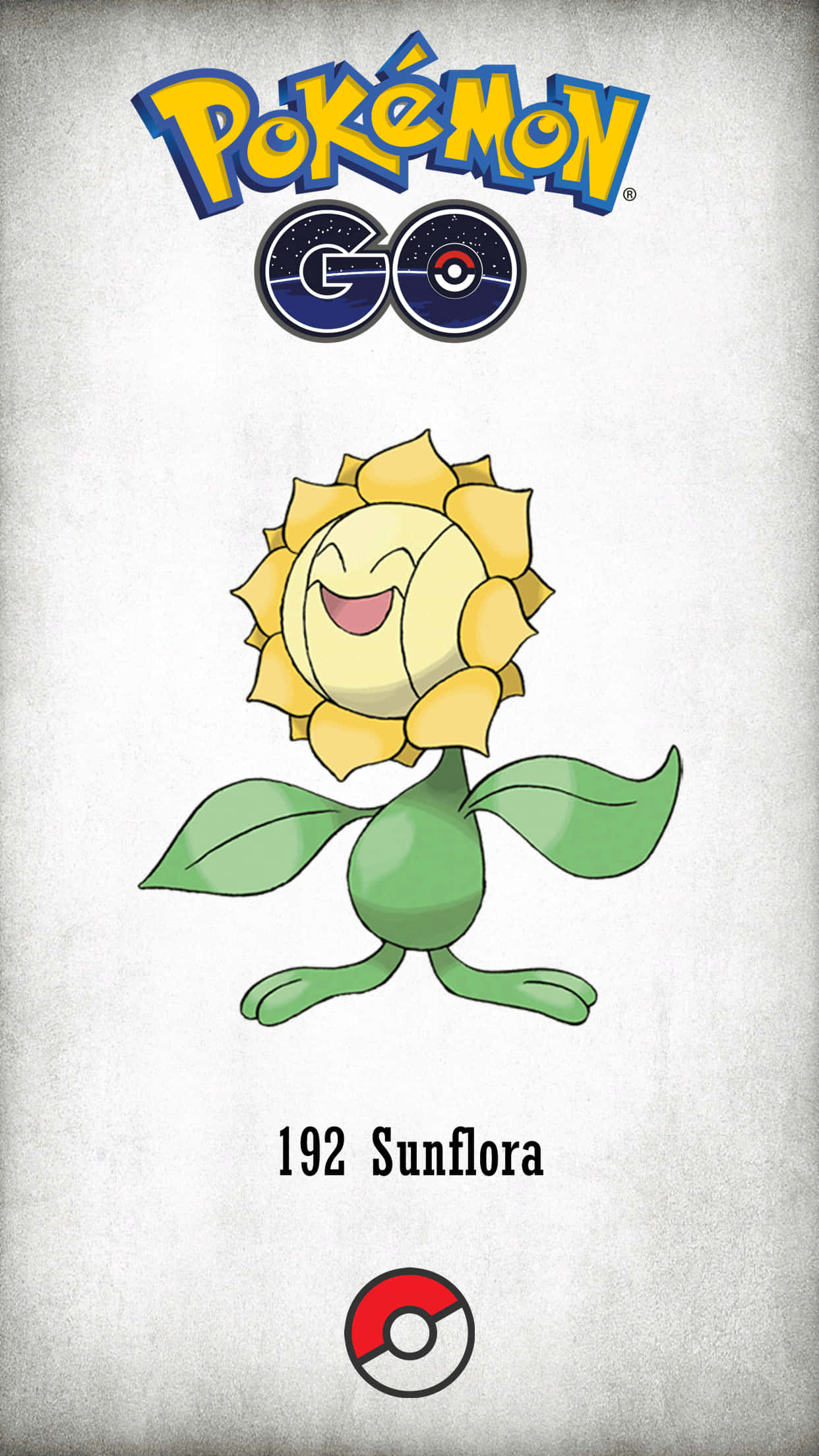 Sunflora katika Pokemon Go Picha ya Ukuta