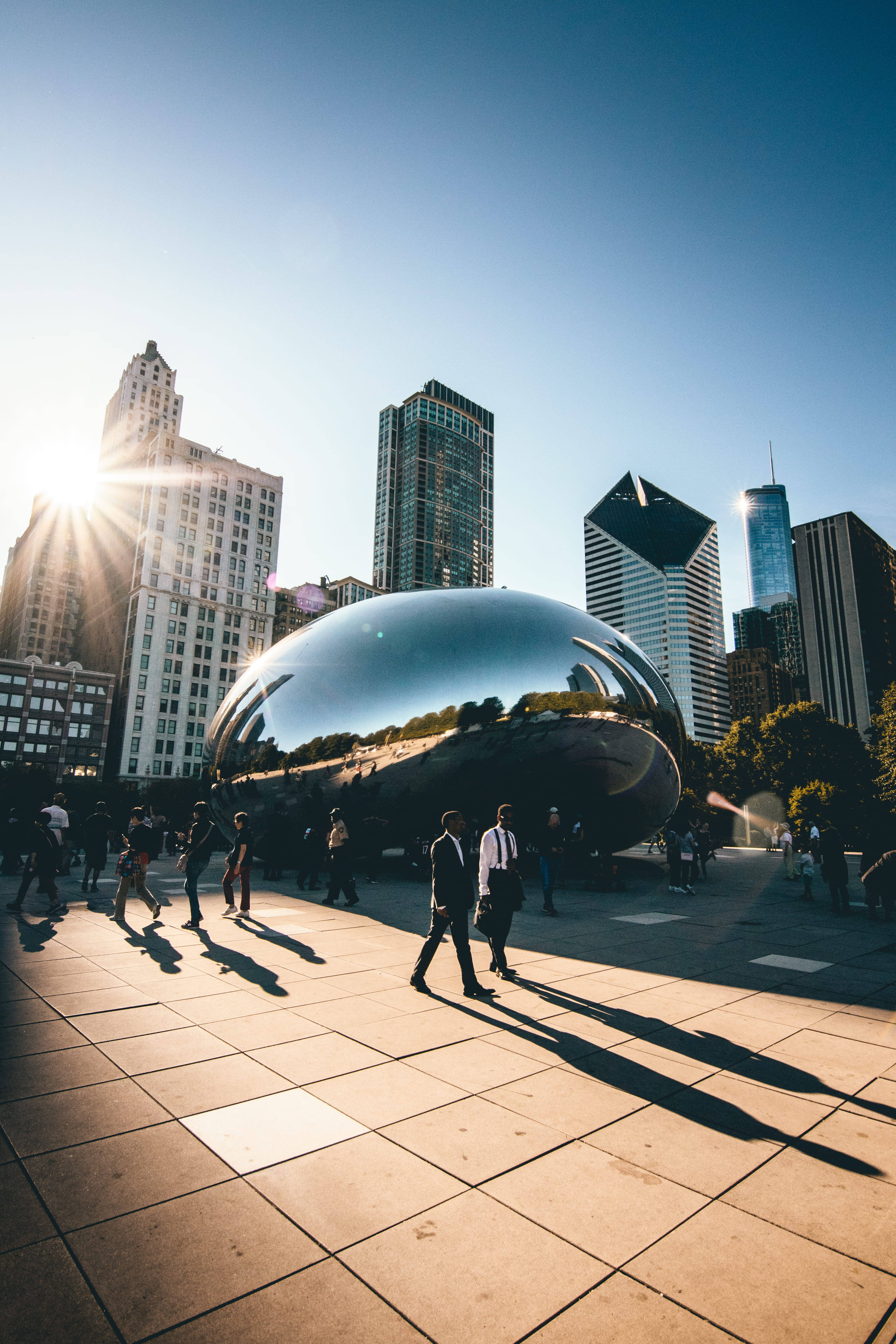 Sunny The Bean Chicago Picha ya Ukuta