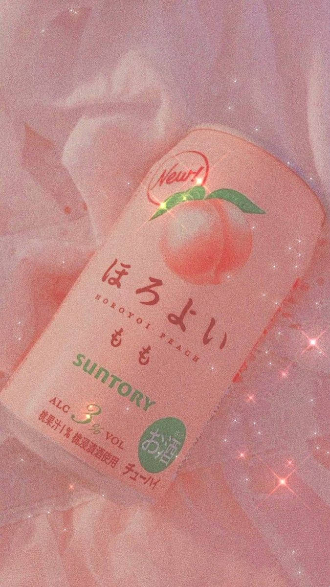 Suntory Peach Laini ya Kupendeza Picha ya Ukuta