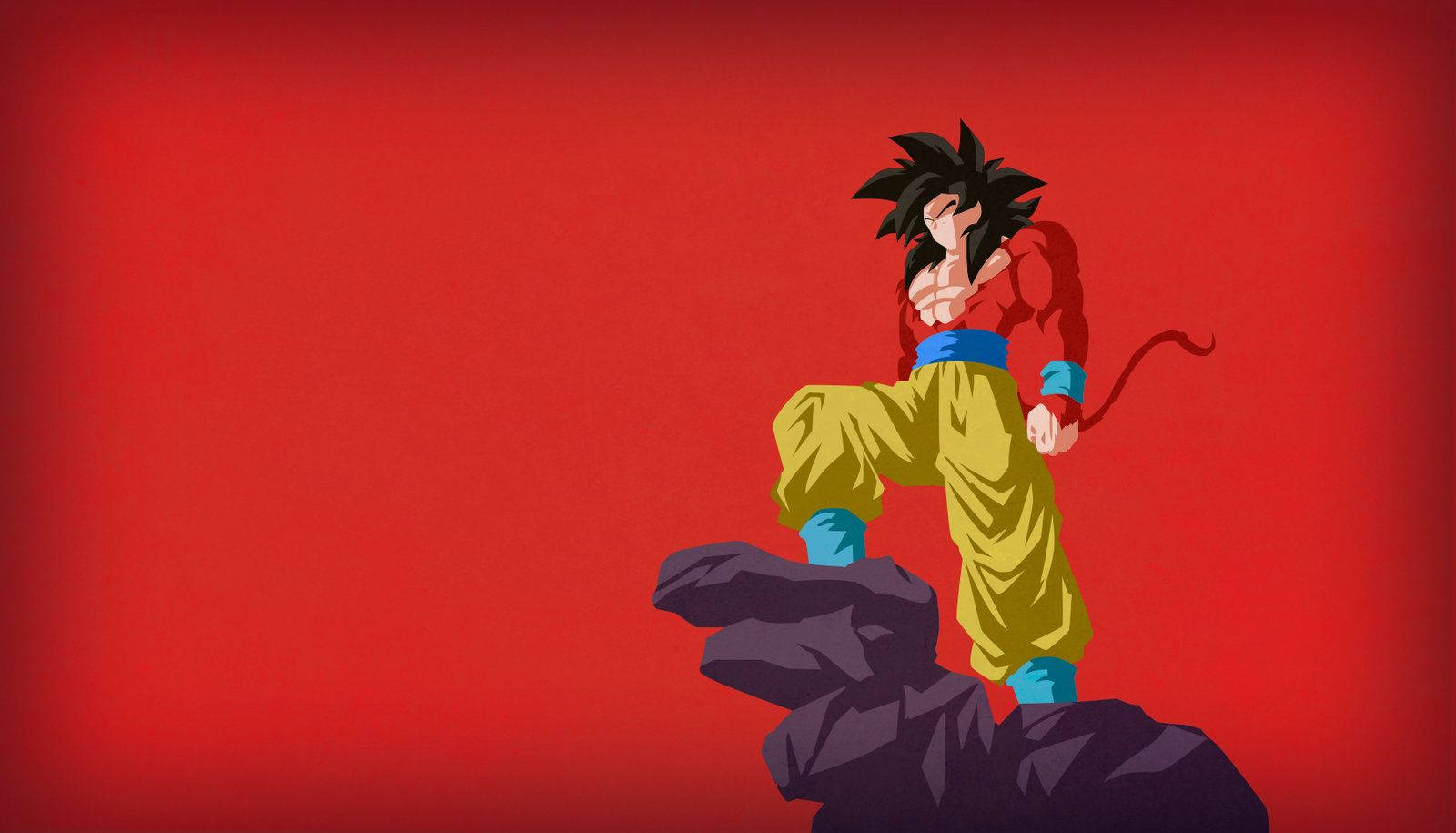 Super Saiyan 4 Goku! Picha ya Ukuta
