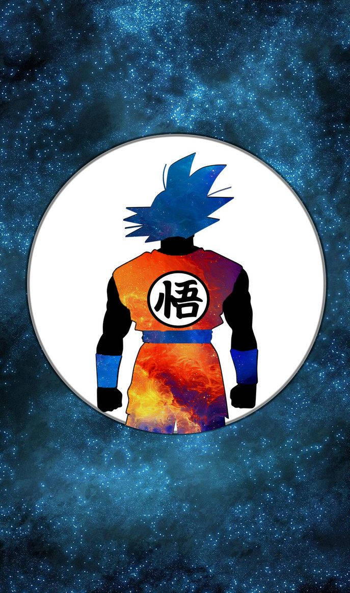 Super Saiyan Goku anazijua nguvu zake katika ulimwengu Picha ya Ukuta