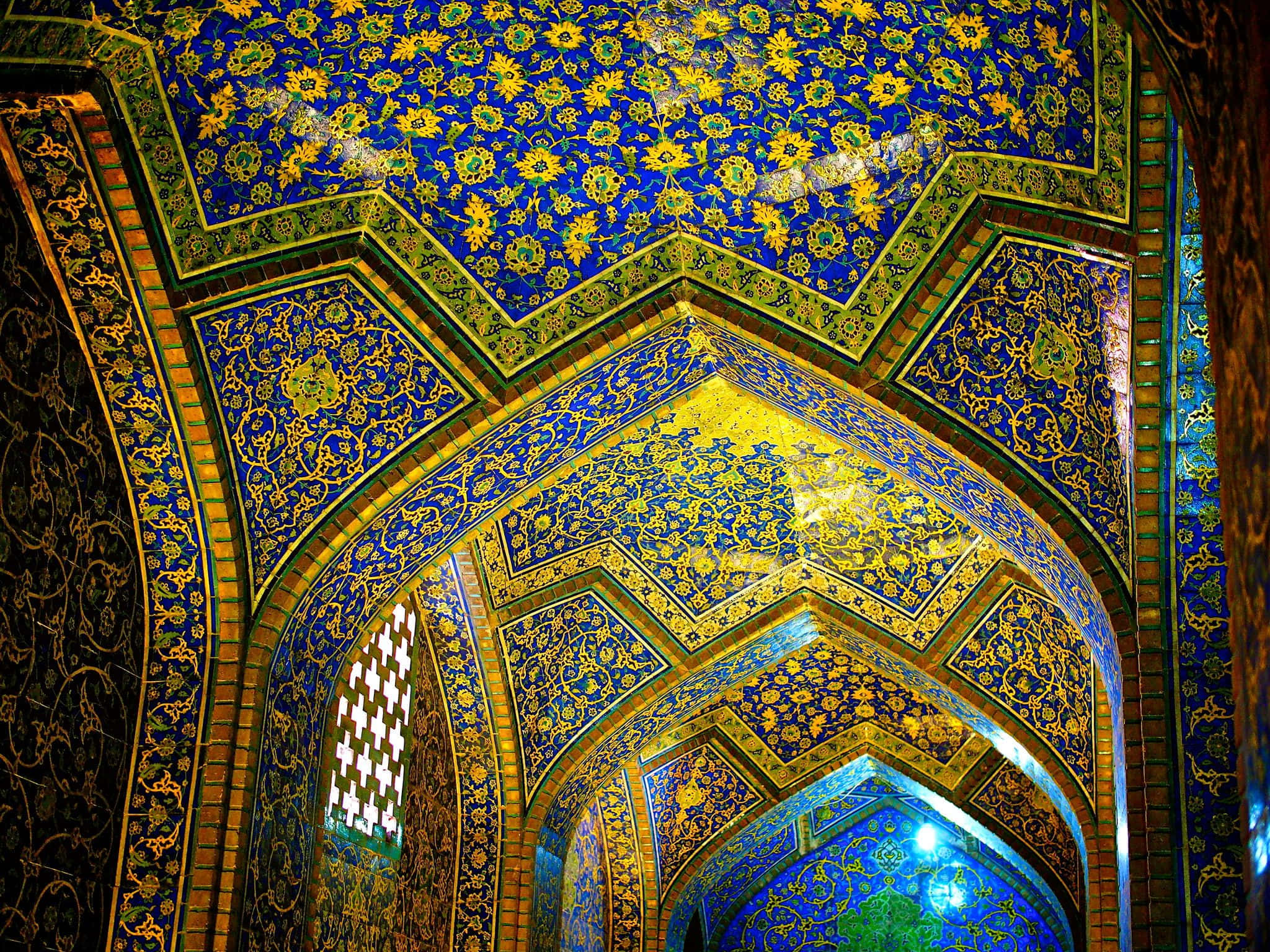 Sura: Msikiti wa Sheikh Lotfollah wa Isfahan Picha ya Ukuta