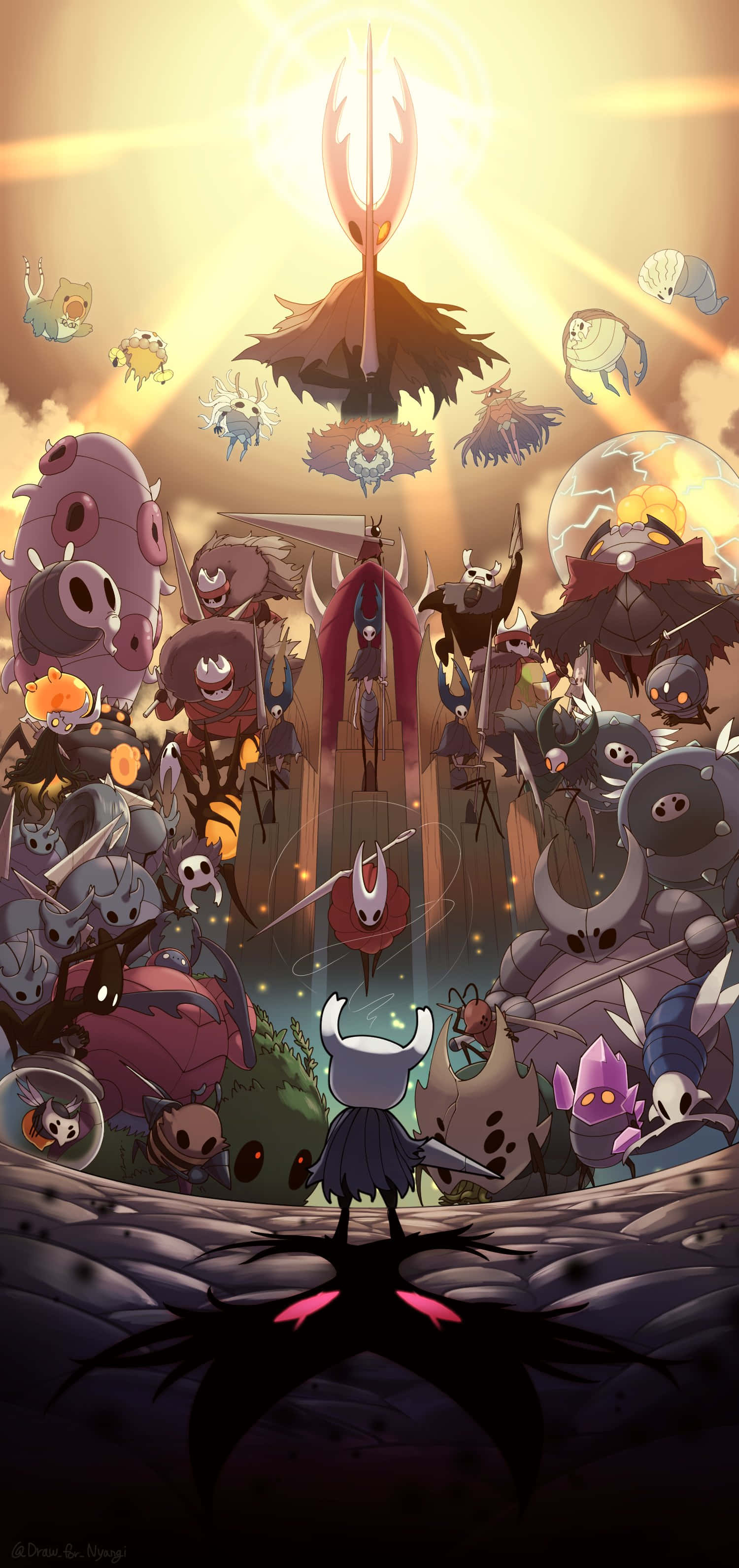 Sura: Safari ya Mafumbo katika Dunia ya Khayali ya Hollow Knight Picha ya Ukuta