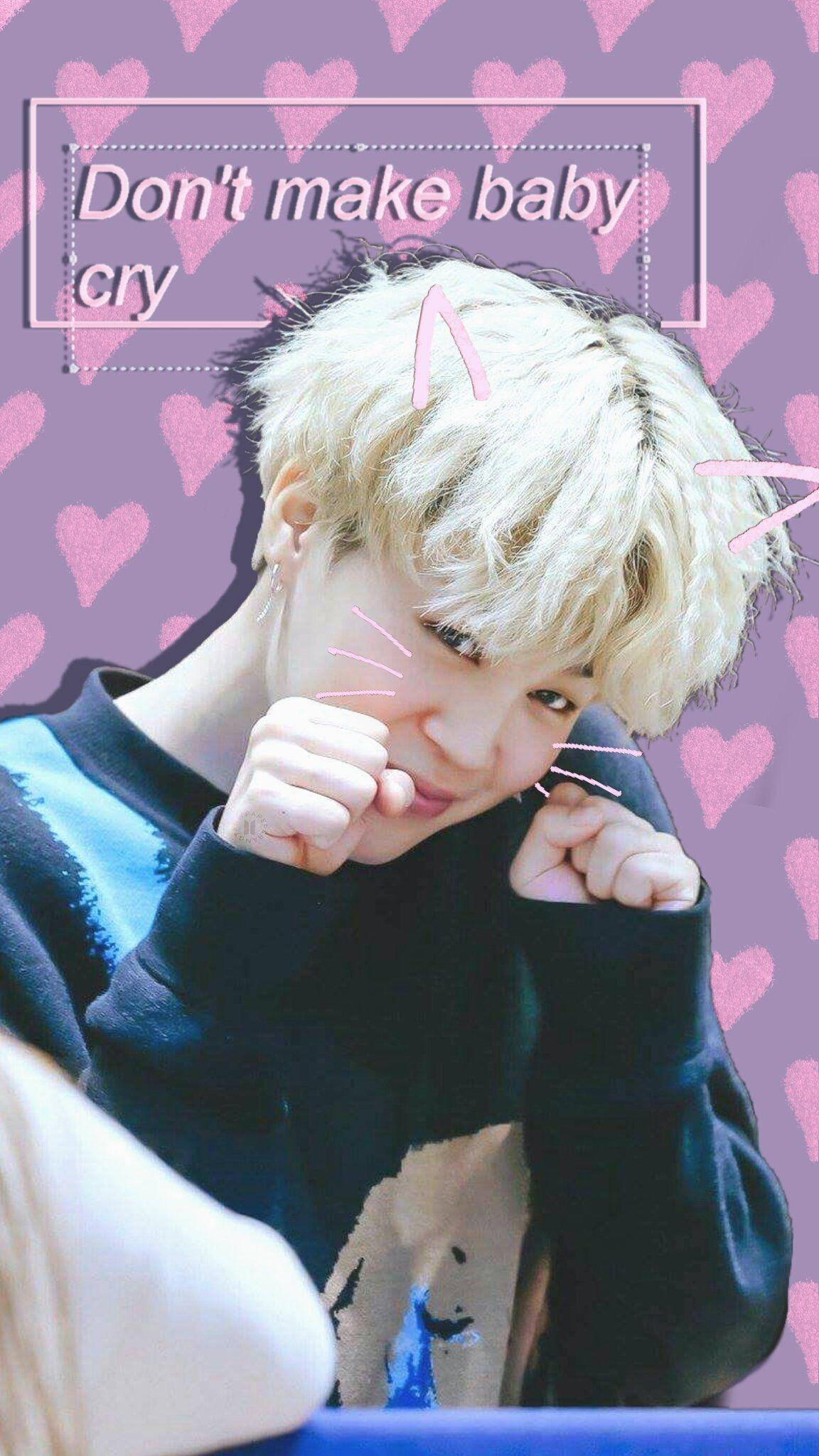 Sura ya Jimin wa BTS Mwenye Mwendo wa Kiti Picha ya Ukuta