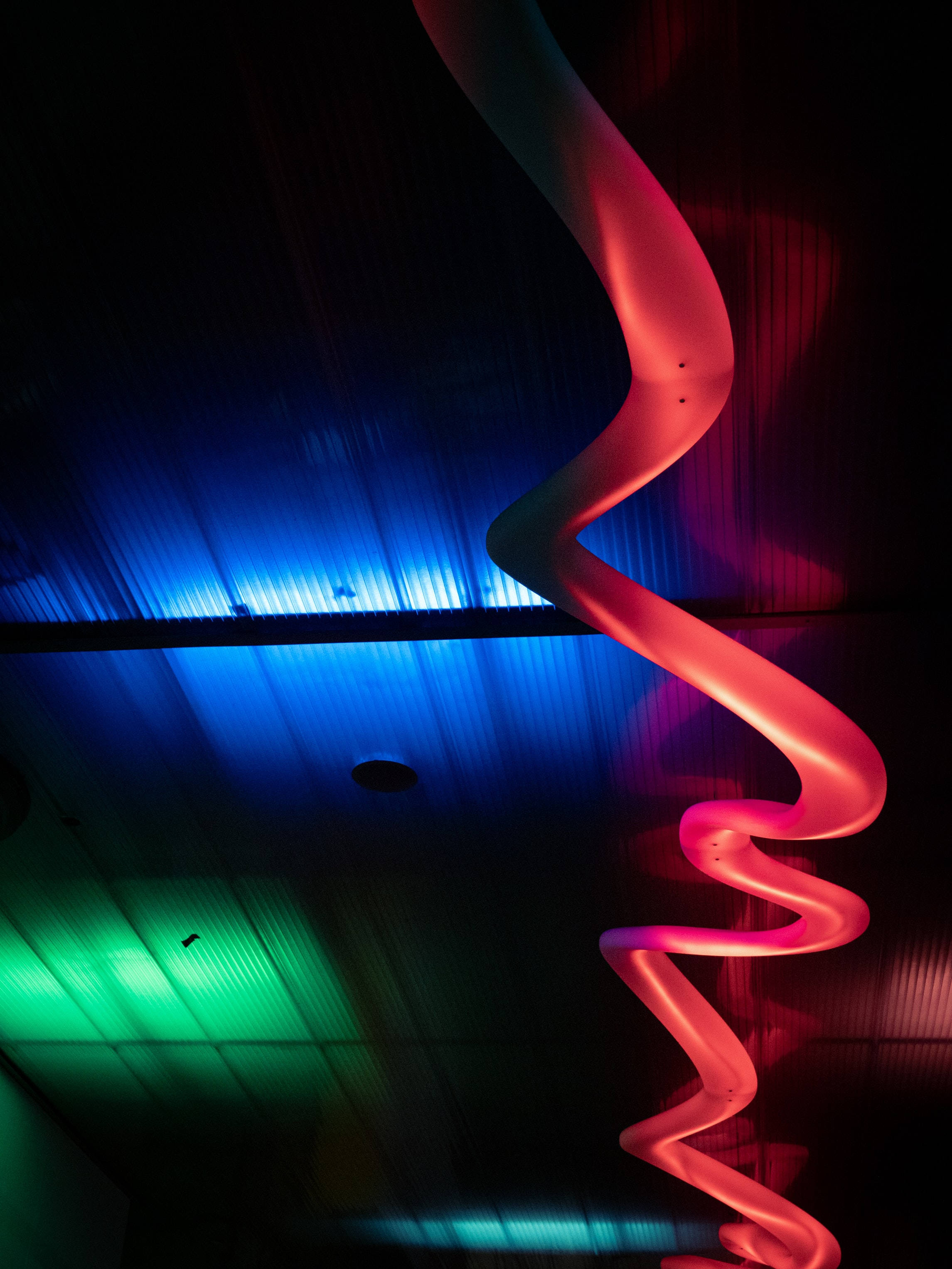 Taa ya Neon Inayowaka Picha ya Ukuta