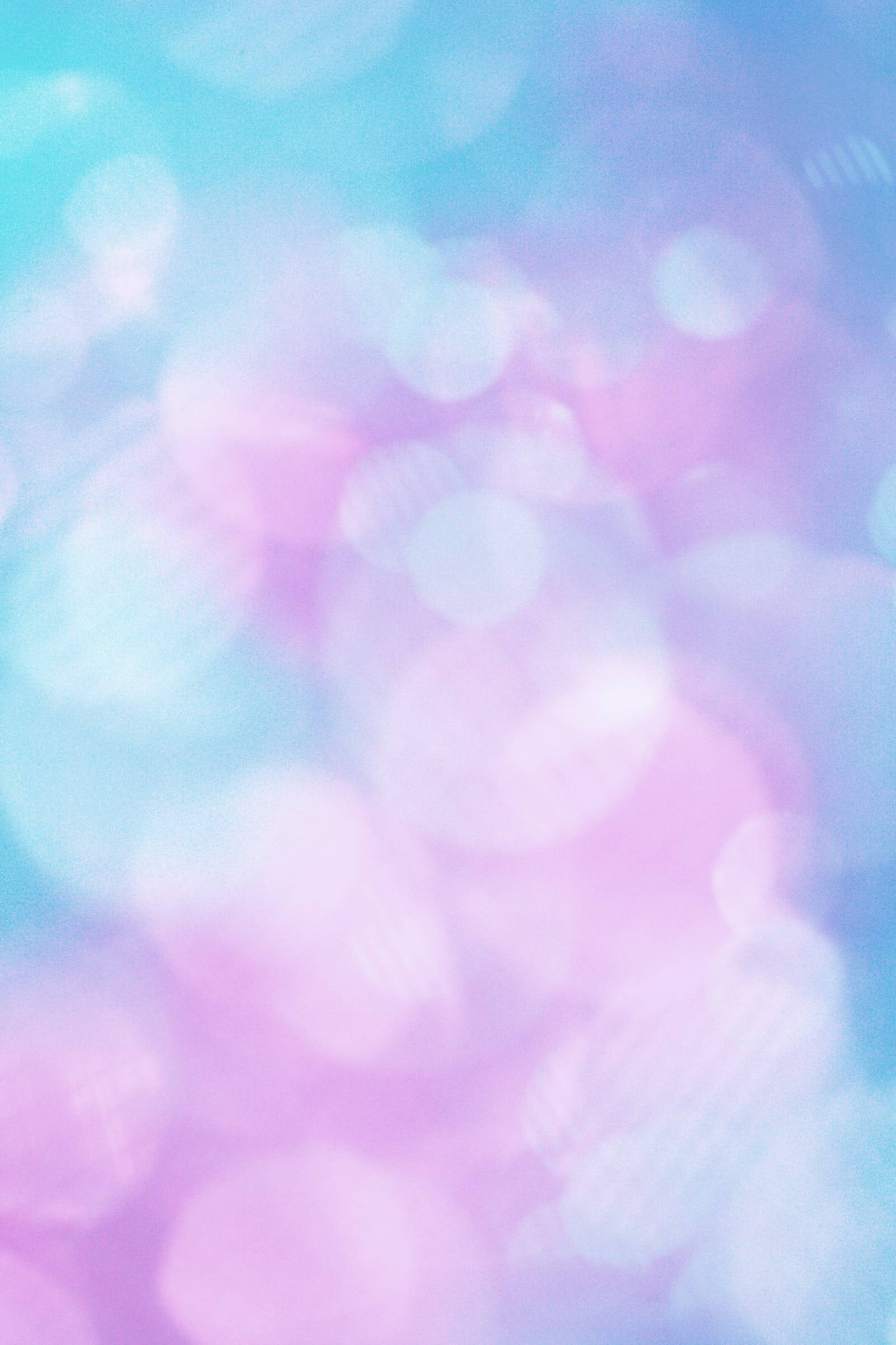 Taa za Bokeh za Simu za Rangi za Pasteli Picha ya Ukuta