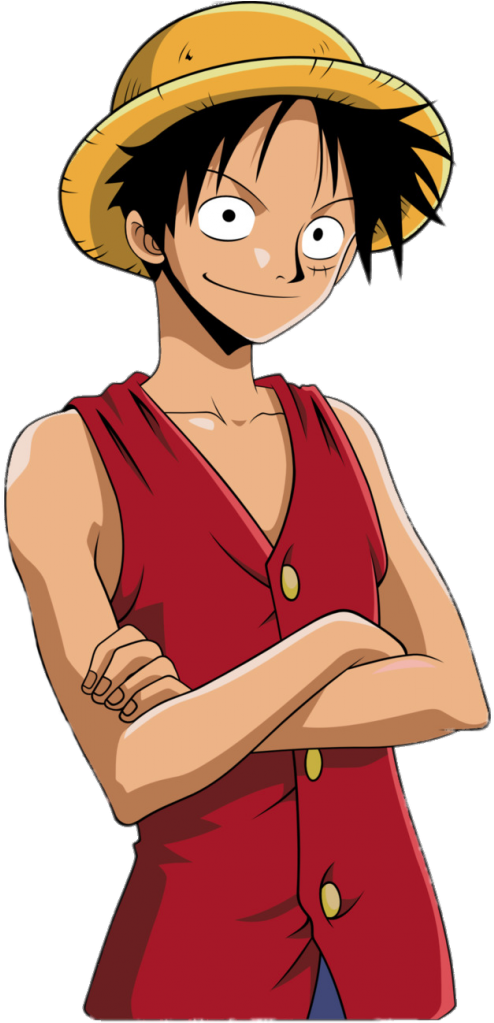 Tabasamu la Kofia ya Majani ya Luffy wa One Piece Picha ya Ukuta
