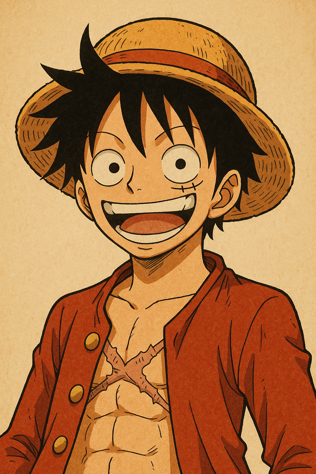 tabasamu la luffy Picha ya Ukuta