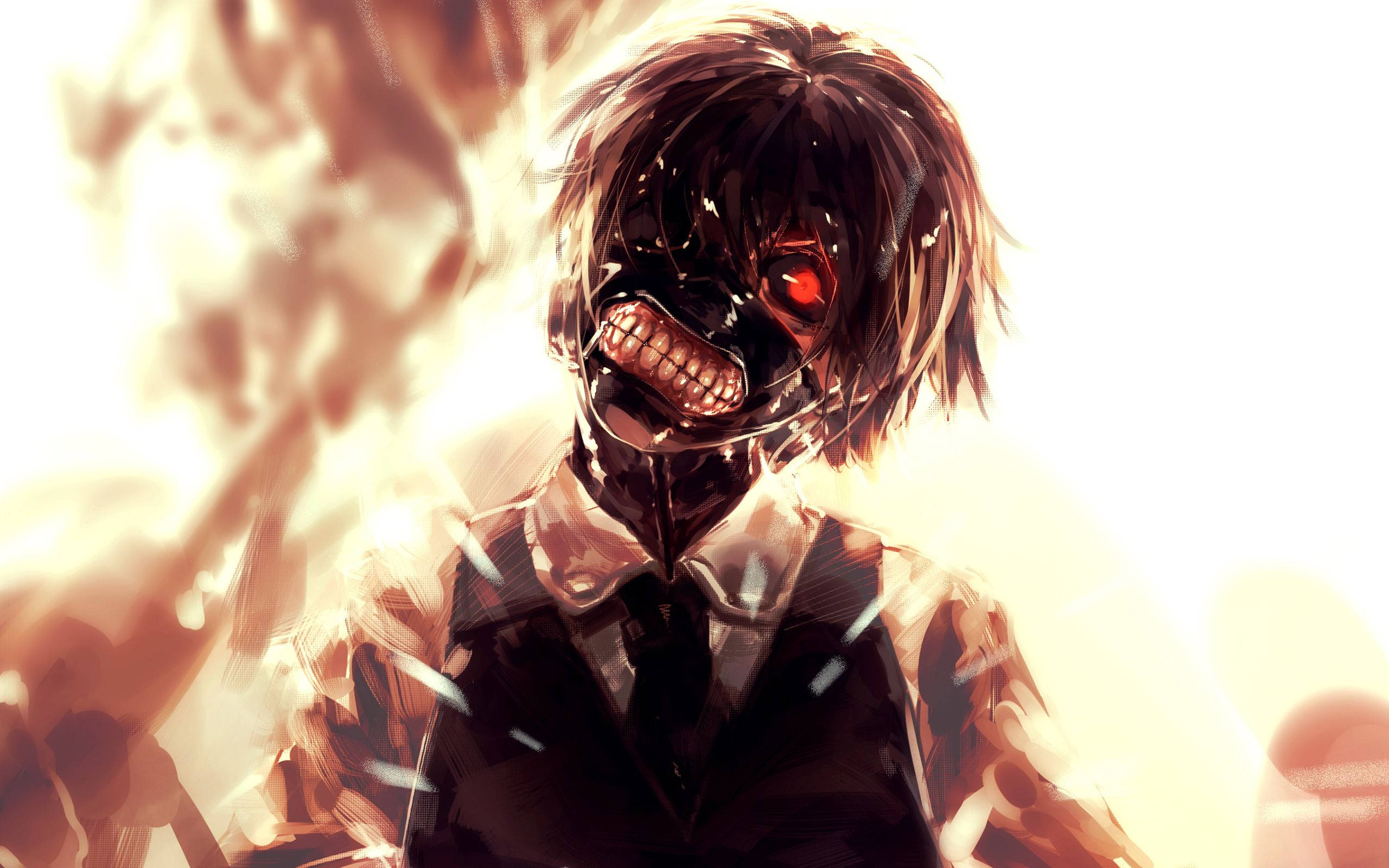 Tabia za Tokyo Ghoul: Kiraka cha Jicho cha Ken Picha ya Ukuta