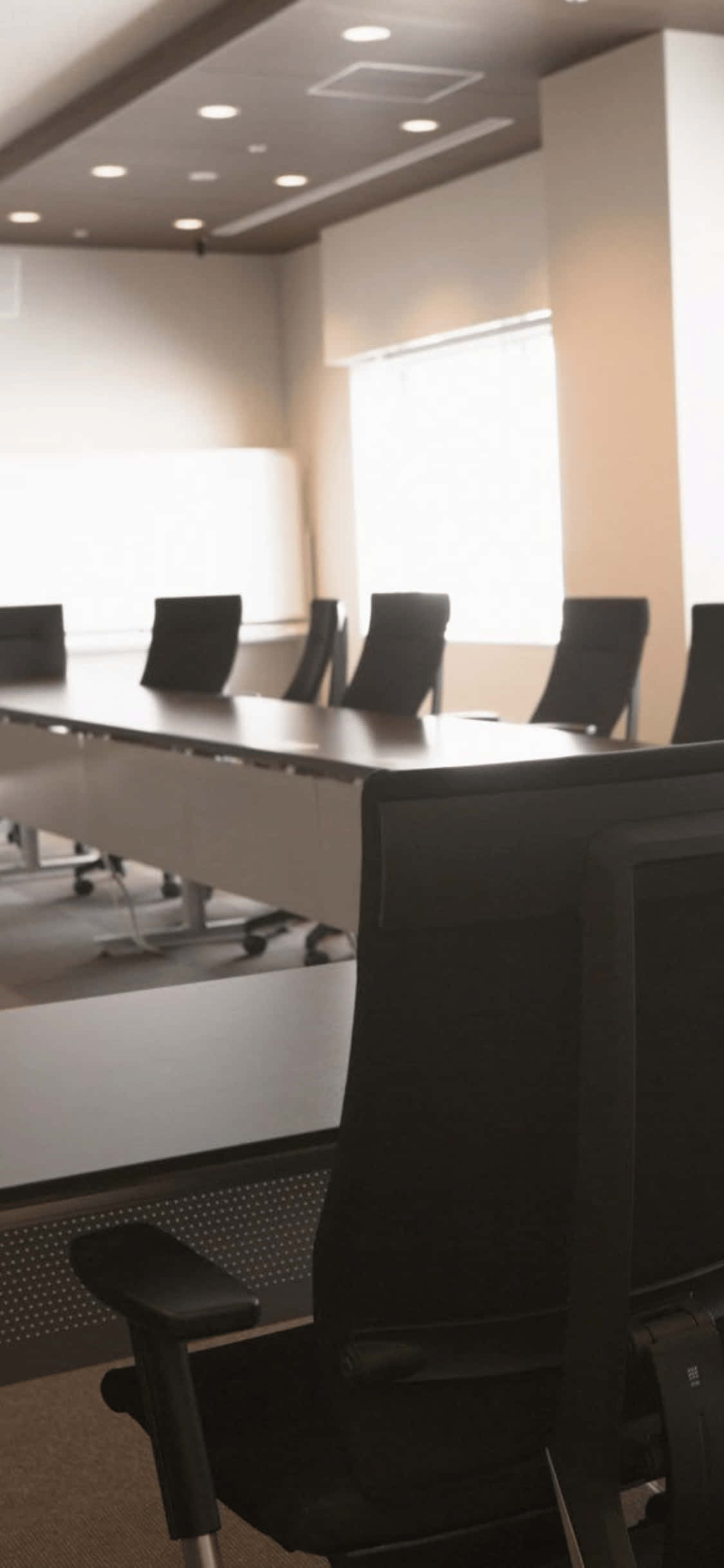 Tables And Office Chairs iPhone X Office Background Picha ya Ukuta
