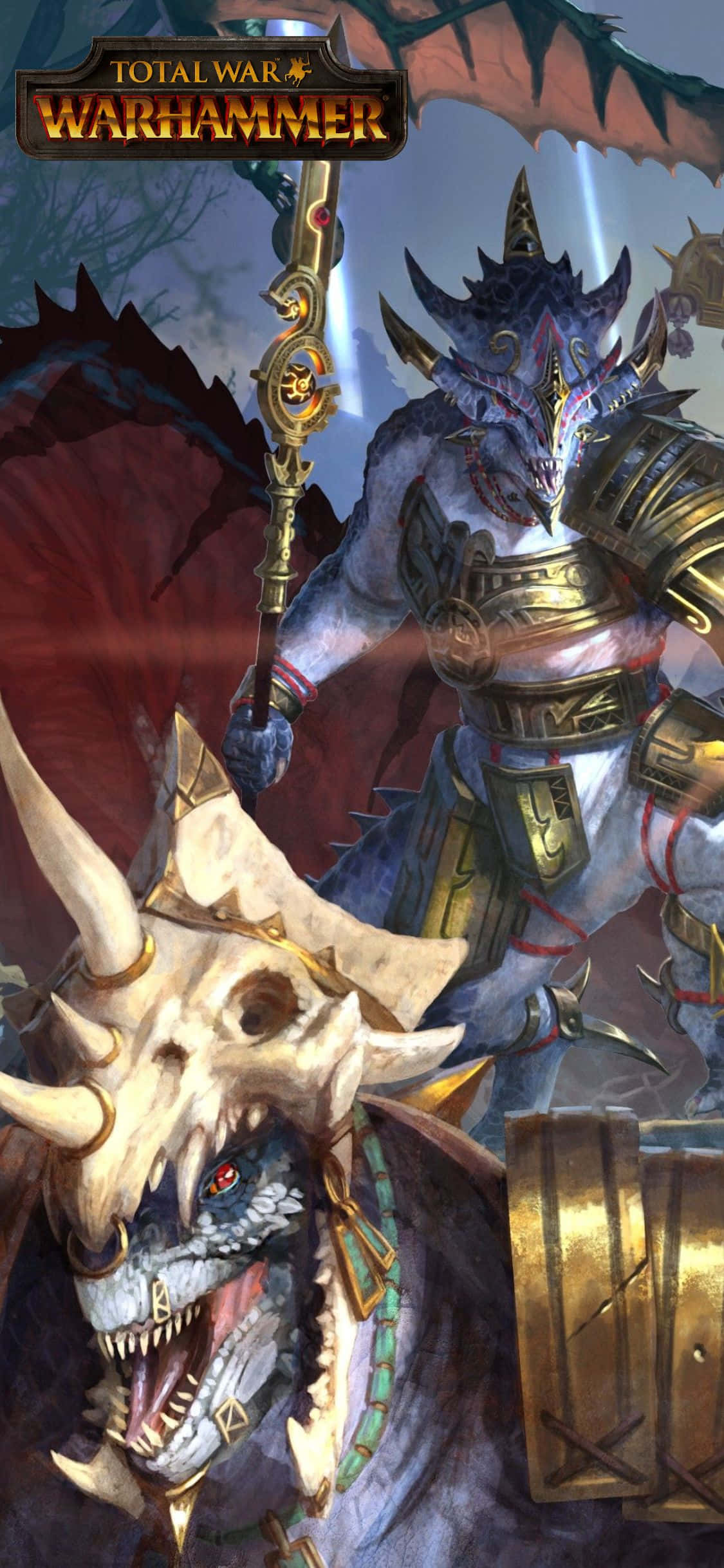 Tafuta Ardhi za War-Torn za Total War Warhammer kwenye iPhone X Picha ya Ukuta