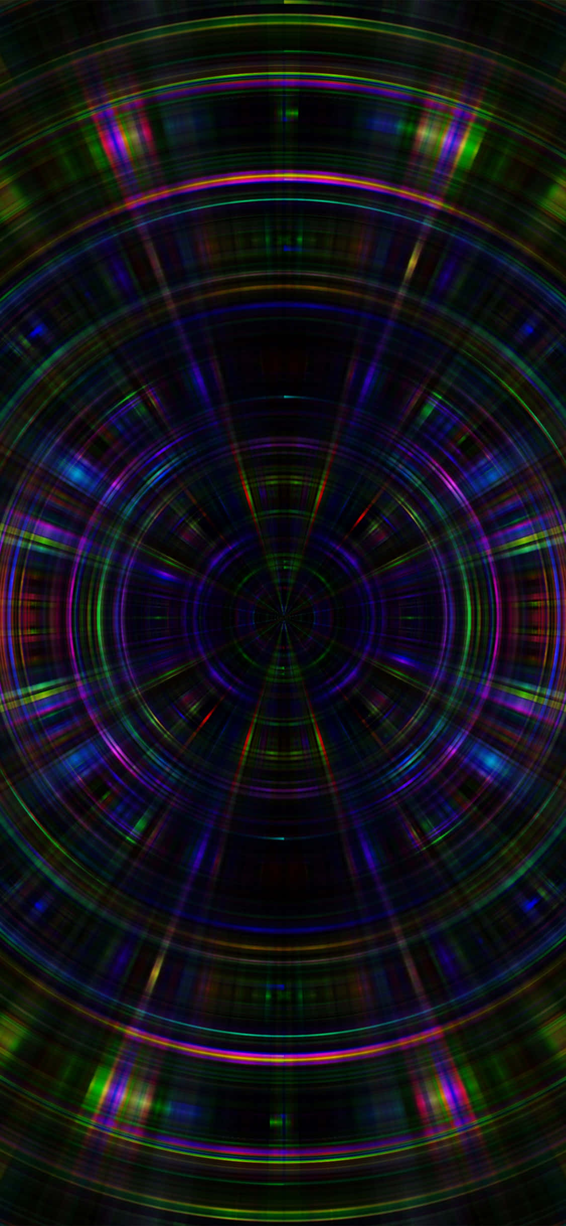 Fungua Ulimwengu Mwingine na Dark Psychedelic Picha ya Ukuta