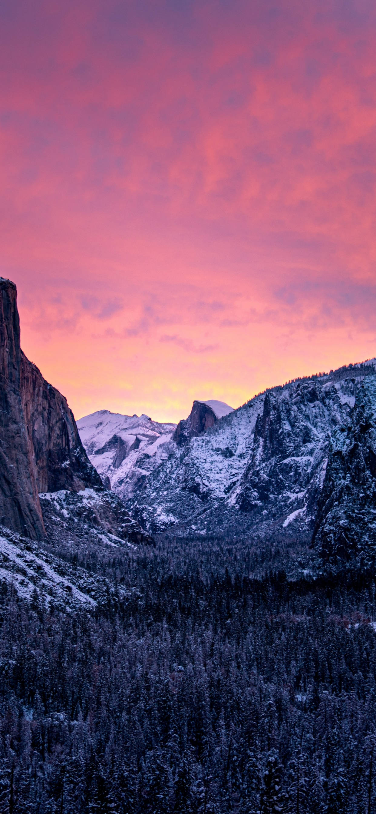 Tafuta uzuri wa Yosemite National Park na iPhone yako mpya Picha ya Ukuta
