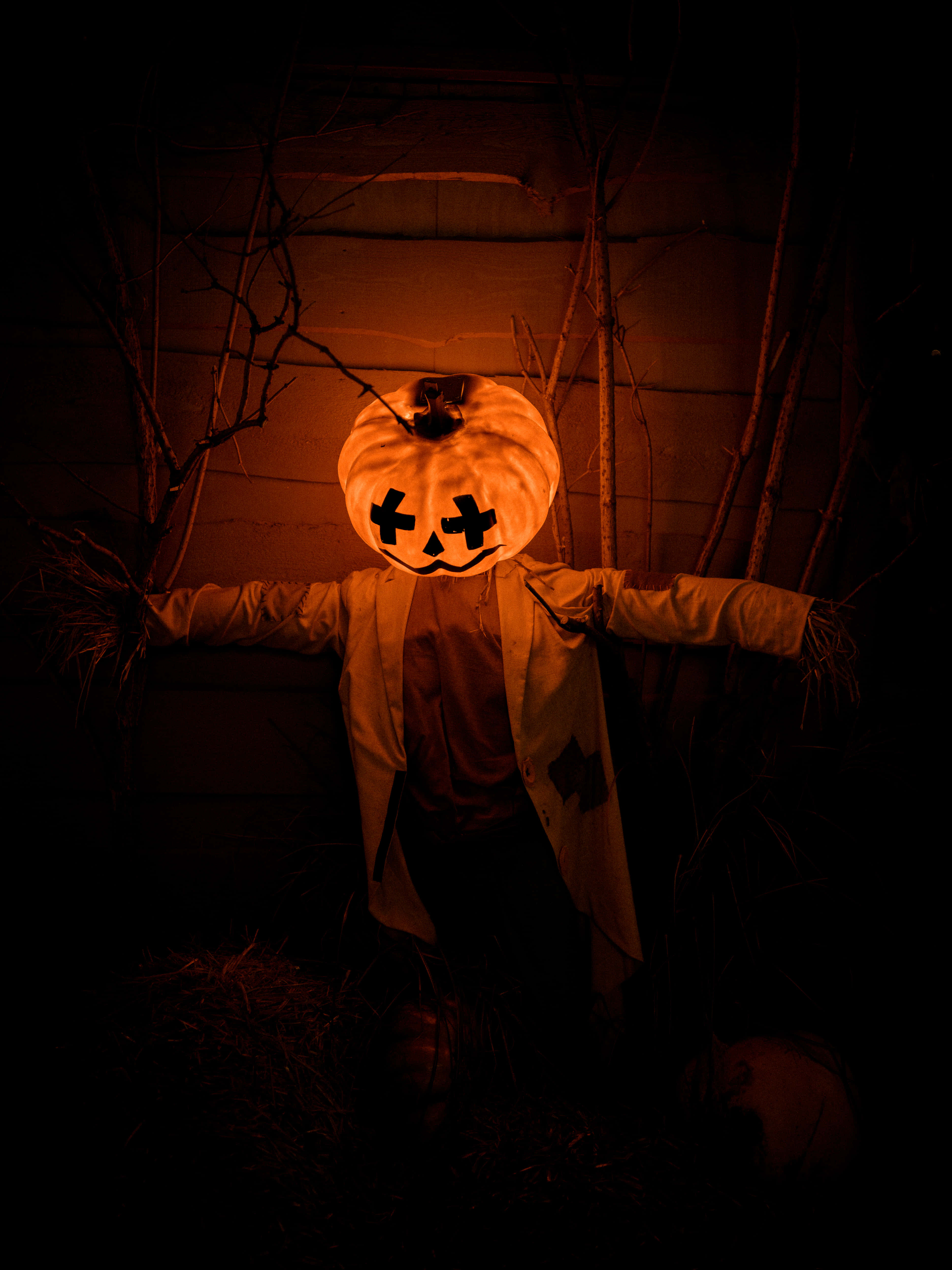 Tahajua: Chungu cha Halloween cha Kuvutia Usiku wa Kuanguka Picha ya Ukuta