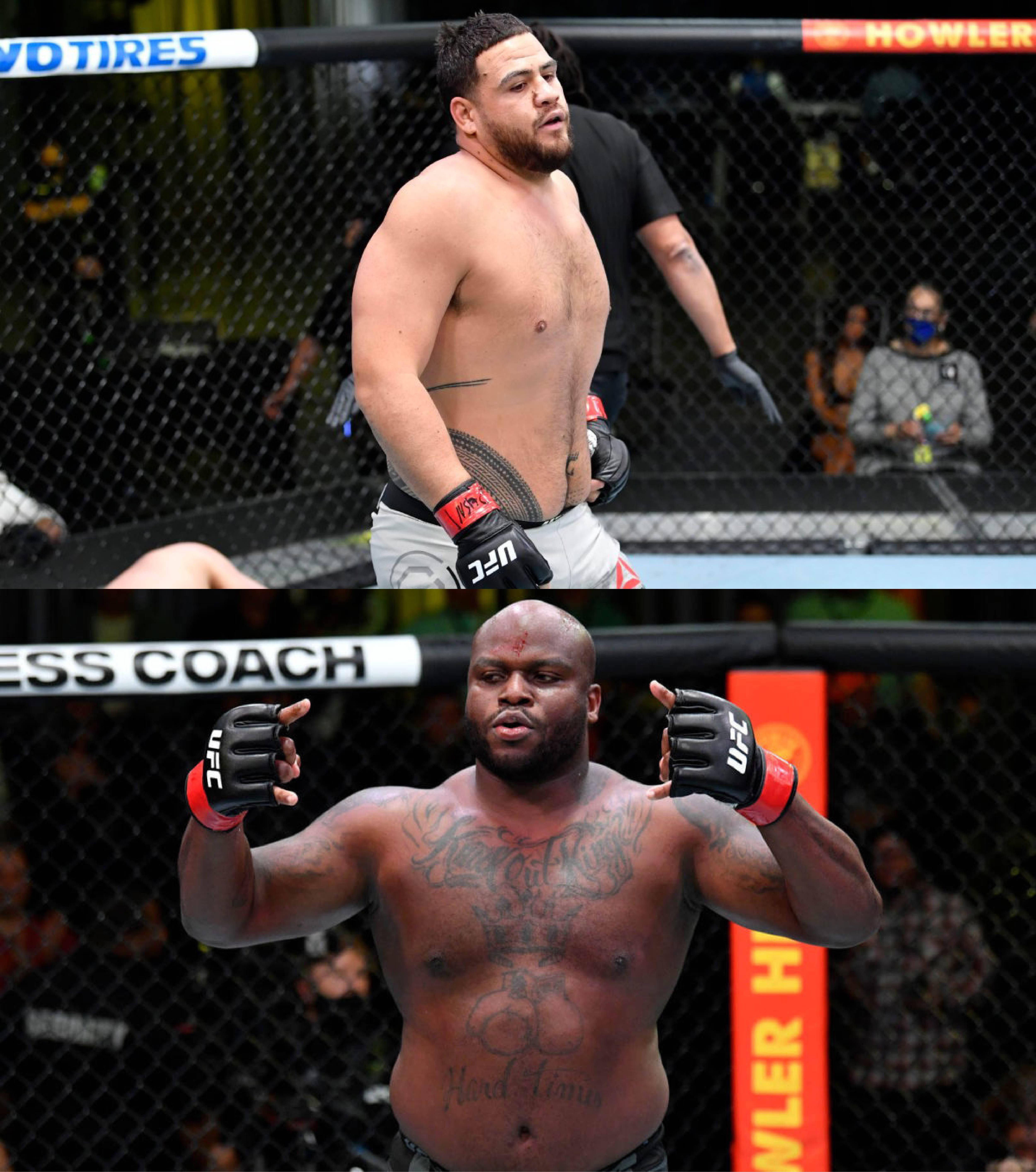 Tai Tuivasa Na Derrick Lewis Picha ya Ukuta