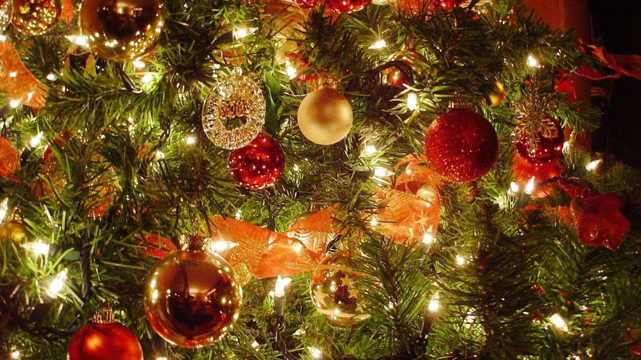 Taji la Krismasi kwa Kompyuta Picha ya Ukuta