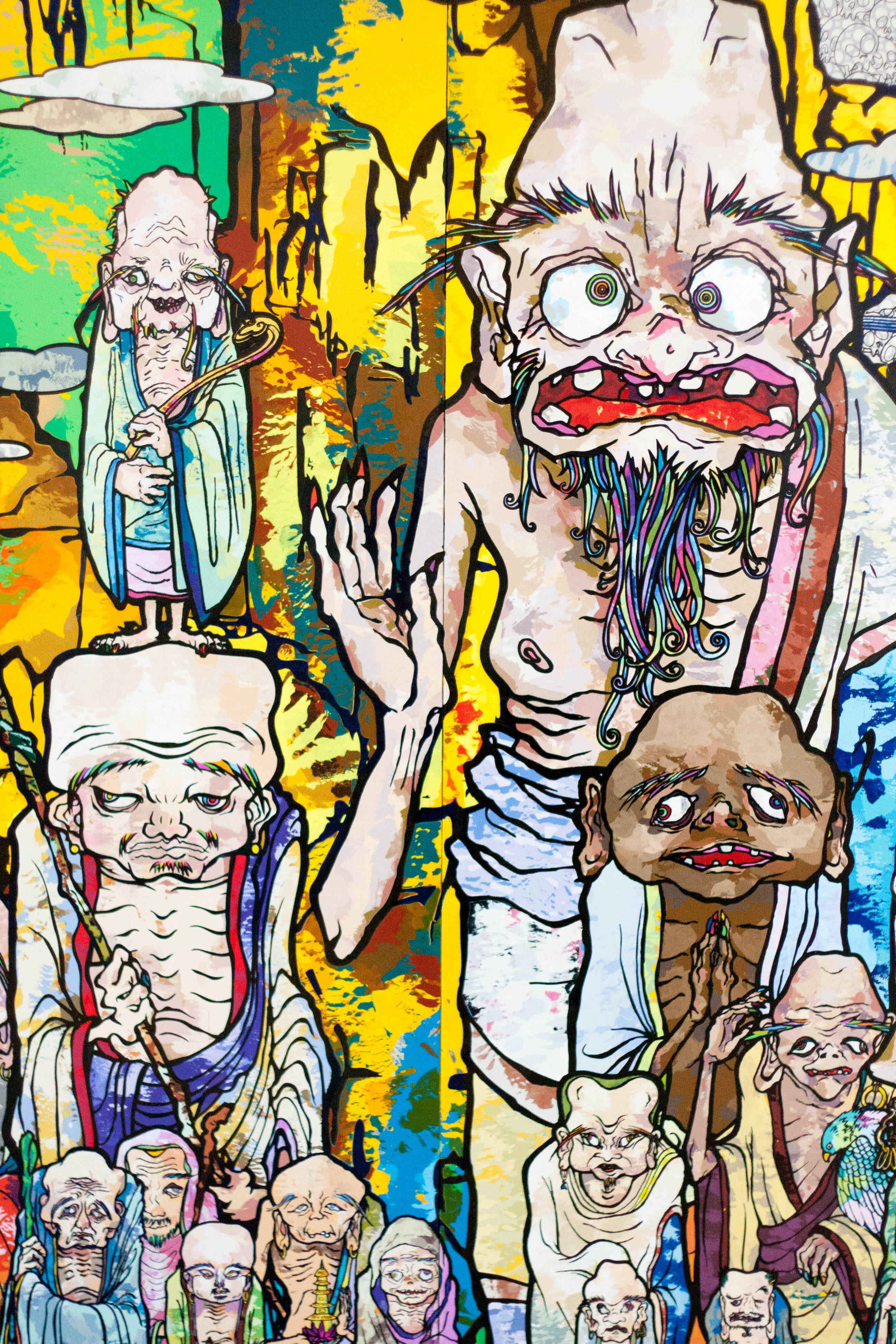 Takashi Murakami Seniors 4K Picha ya Ukuta
