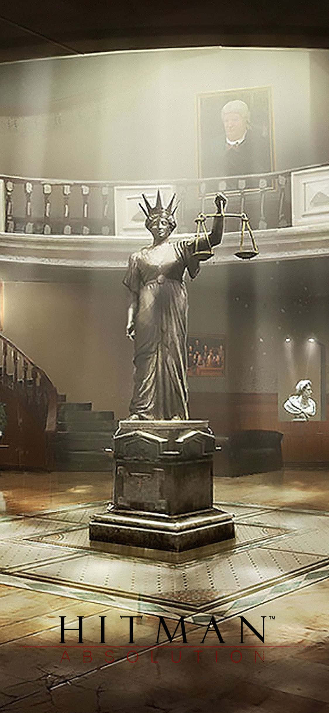 Take on your destiny with the iPhone X Hitman Absolution. Picha ya Ukuta