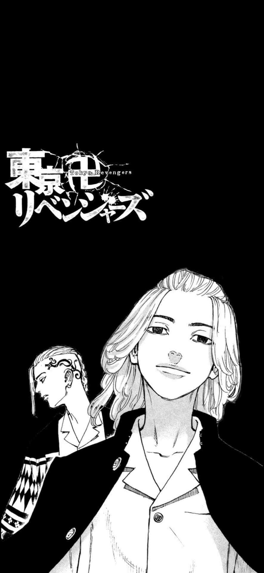 Takemichi na Hinata kutoka Tokyo Revengers Picha ya Ukuta