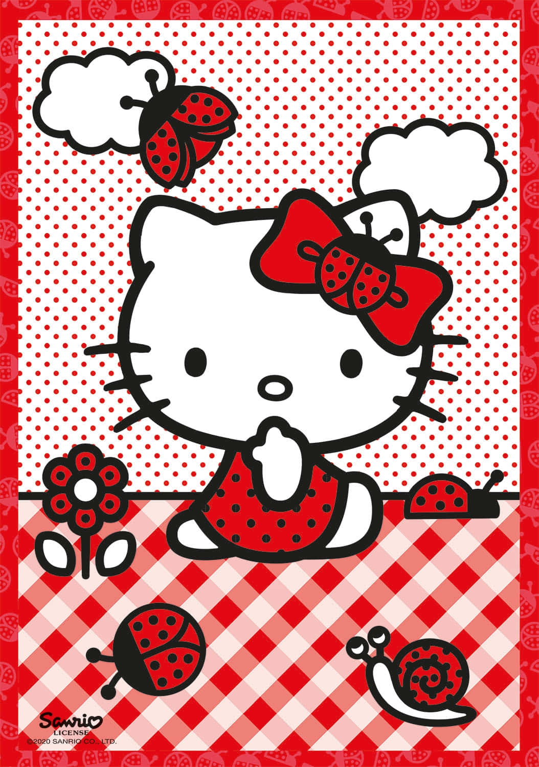 TamTam na Mrembo wa Hello Kitty Picha ya Ukuta