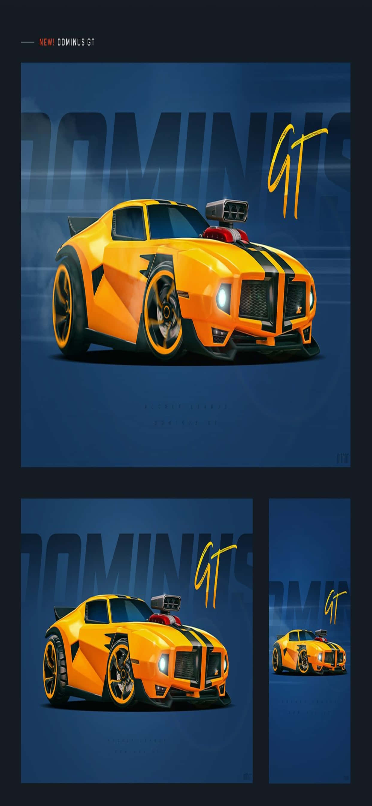 "Tandika kwenye ulimwengu wa Rocket League na iPhone Xs Max!" Picha ya Ukuta