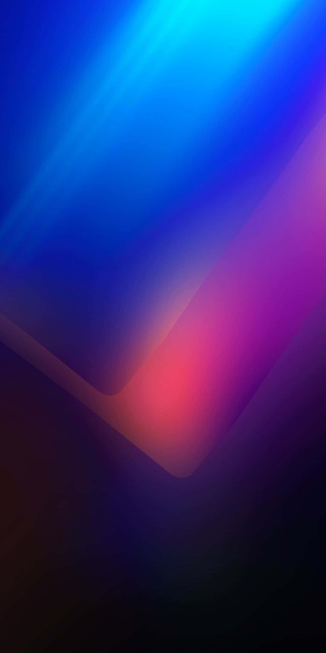 Tapeta ya Xiaomi ya Mawimbi ya Bluu Yenye Mwonekano Picha ya Ukuta