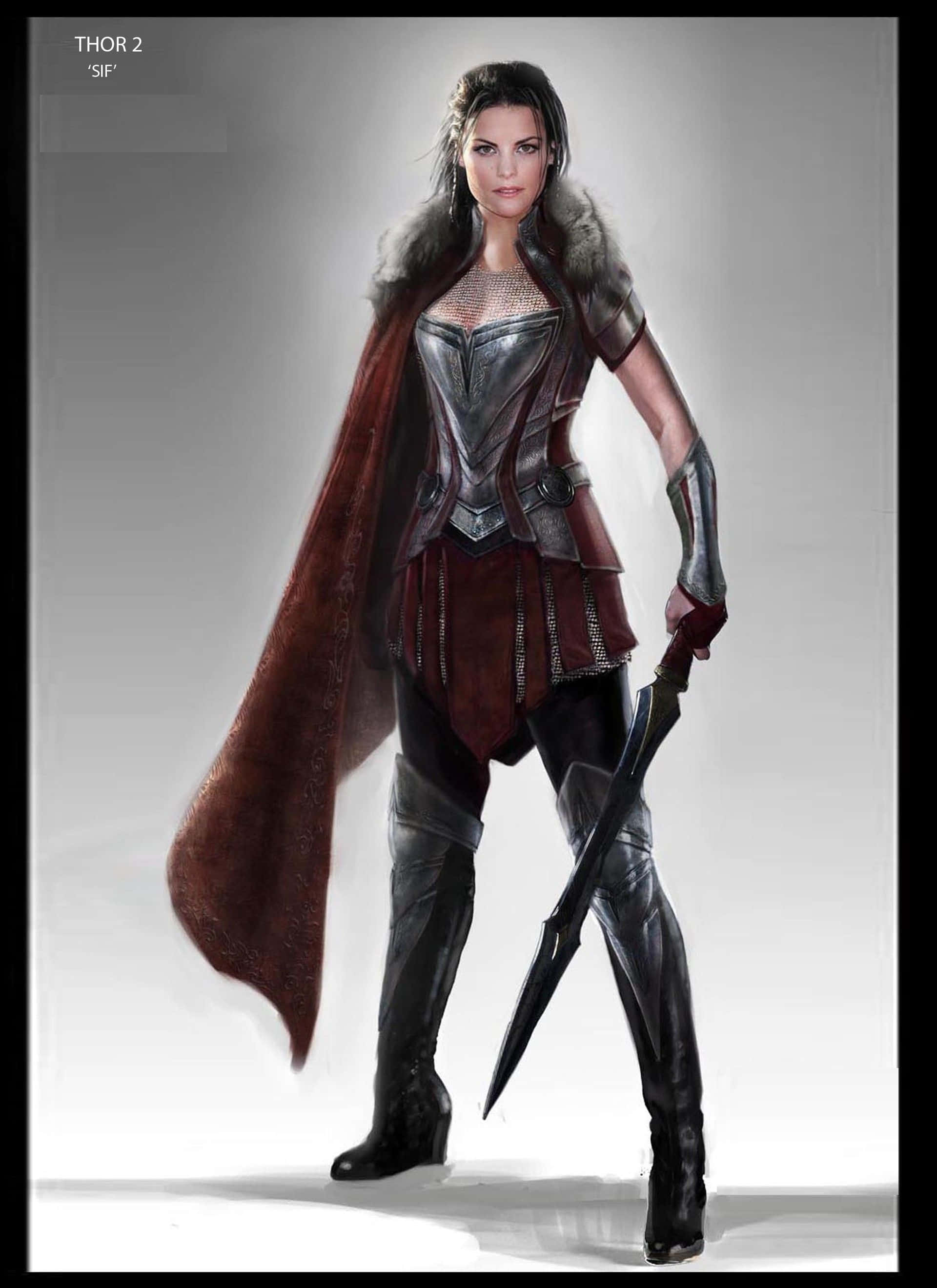 Taswira Lady Sif - Shield Maiden wa Asgard Picha ya Ukuta