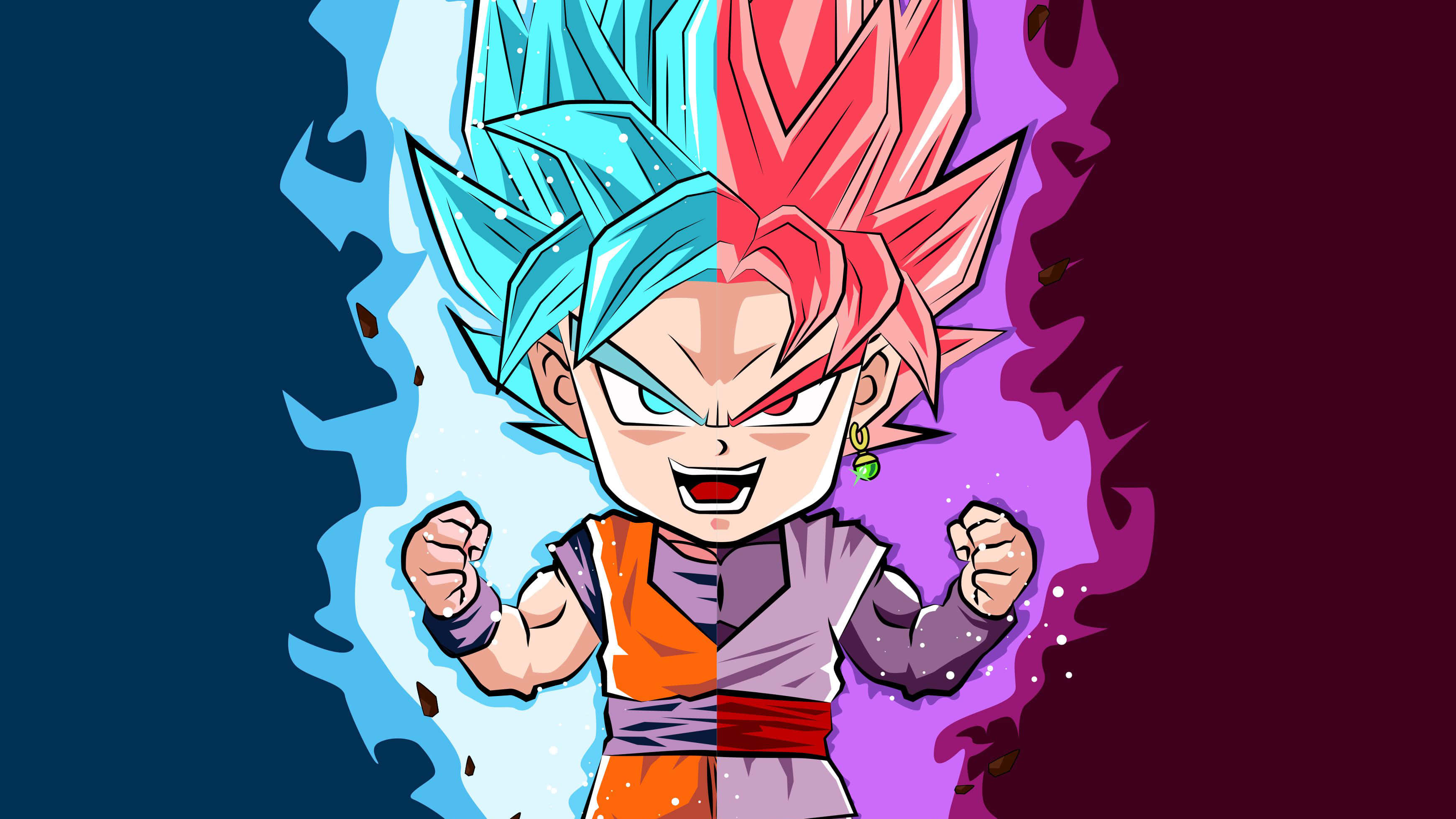 Taswira ya Goku Mrembo wa Dragon Ball Super Picha ya Ukuta