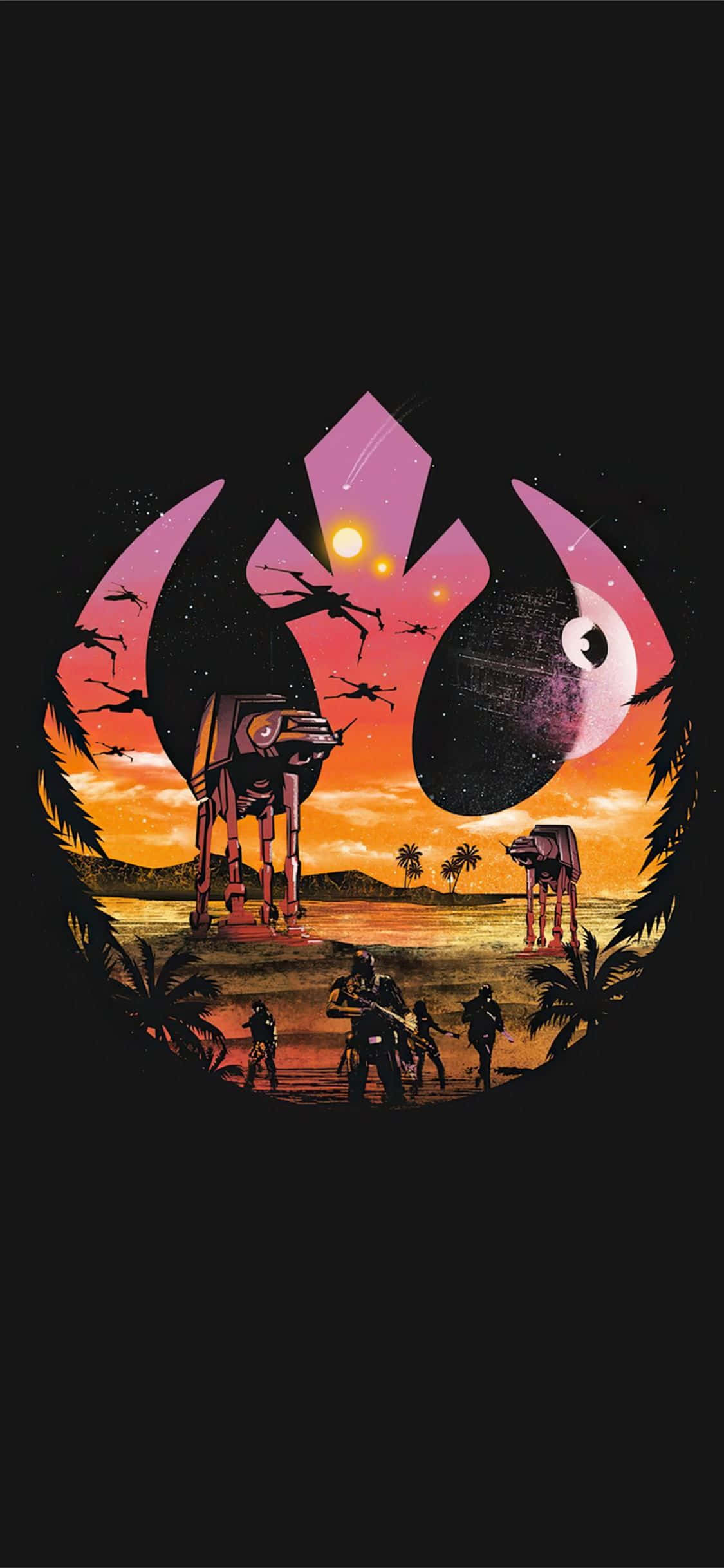 Ubunifu wa Kanzu ya Star Wars Rogue One Picha ya Ukuta