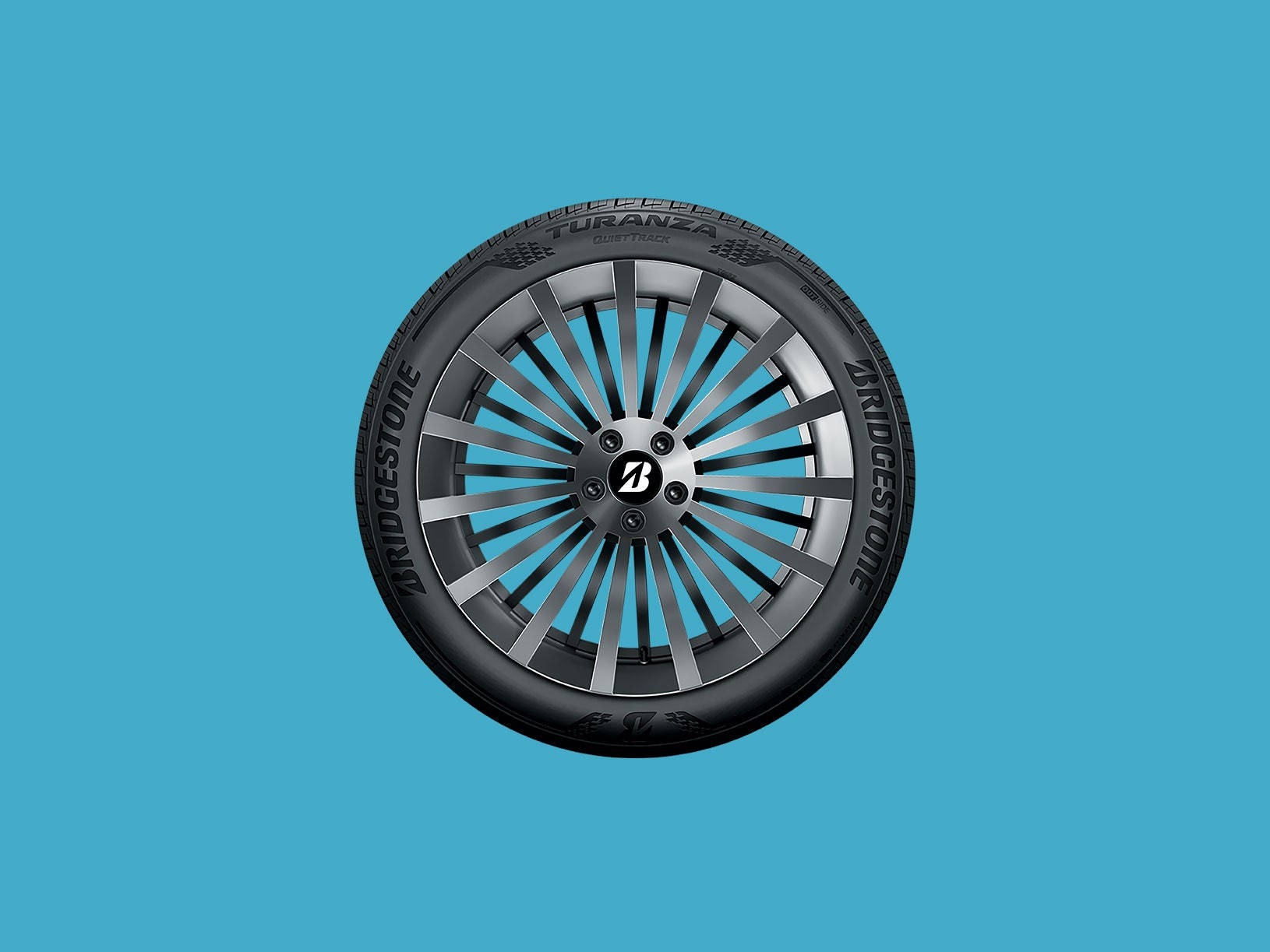 Taswira ya ubora wa juu ya Tairi la Bridgestone Turanza QuietTrack Picha ya Ukuta