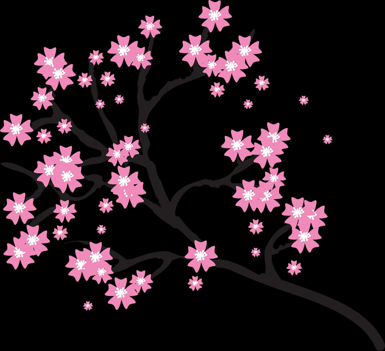 Tawi la Mwiba wa Sakura Lilamu Picha ya Ukuta