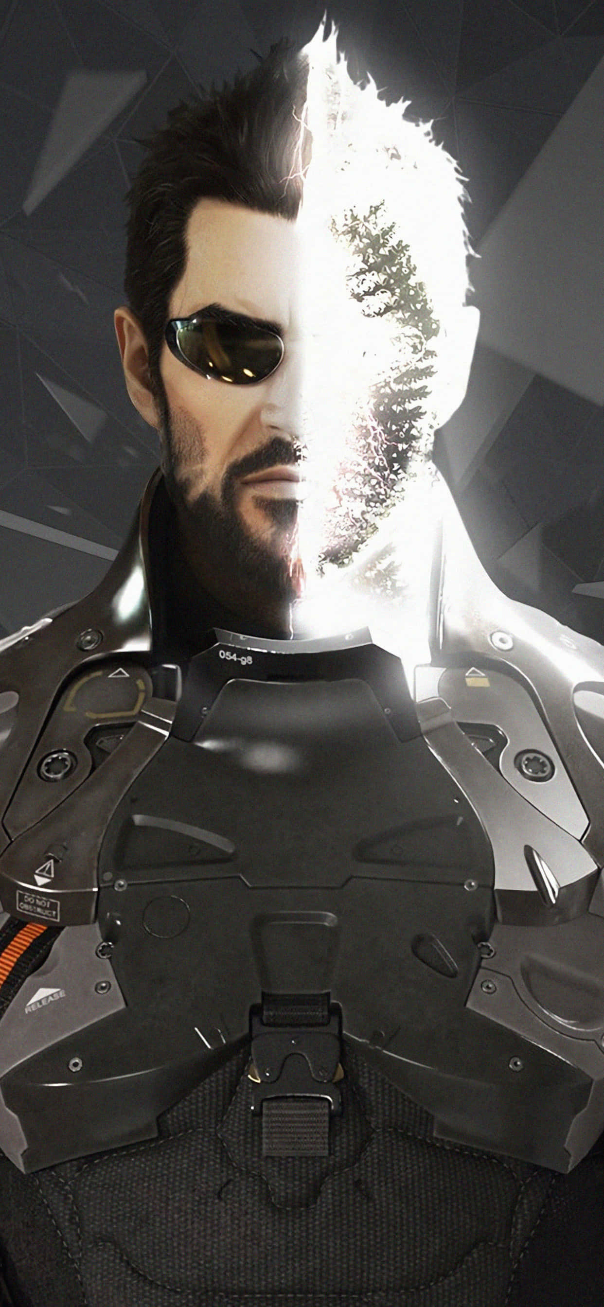 Tayari kufuatilia na kufumbua mafumbo ya Android Deus Ex Mankind Divided? Picha ya Ukuta