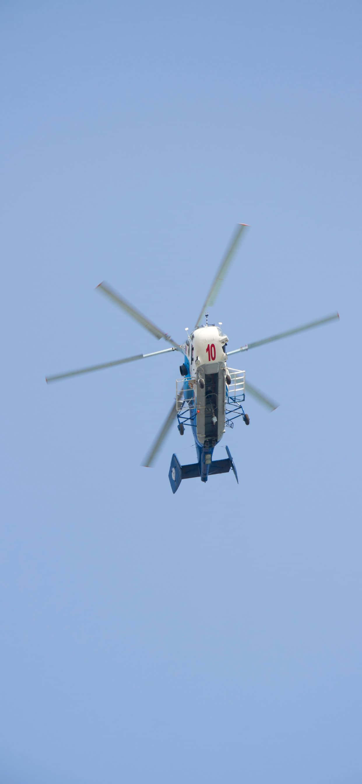 "Tazama dunia kwa mwonekano wa kikamilifu na iPhone Xs Max Helicopters!" Picha ya Ukuta