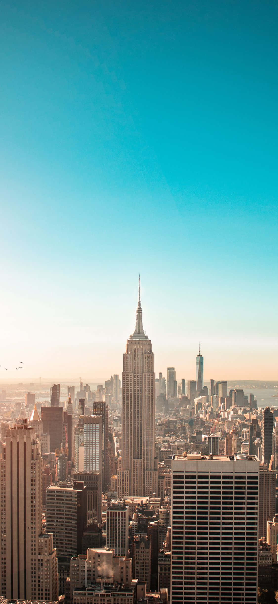 Tazama mandhari ya NYC na iPhone ya hivi karibuni—iPhone Xs Picha ya Ukuta