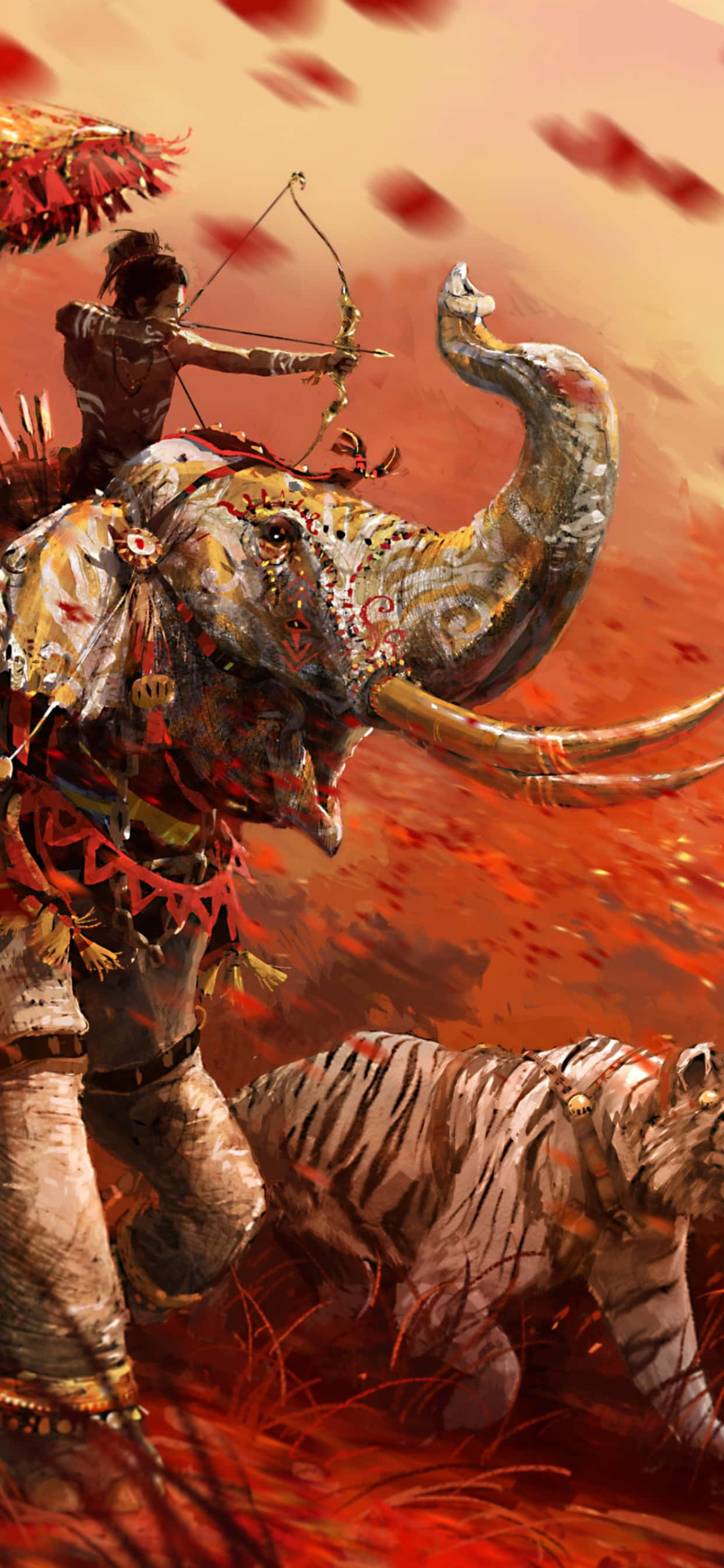 Tear up the Jungle in Far Cry 4 with iPhone Xs Max. Picha ya Ukuta