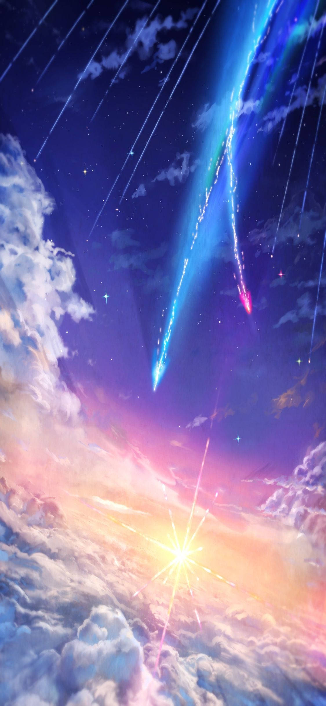 Telefoni ya Kimi No Na Wa Sihiri Picha ya Ukuta