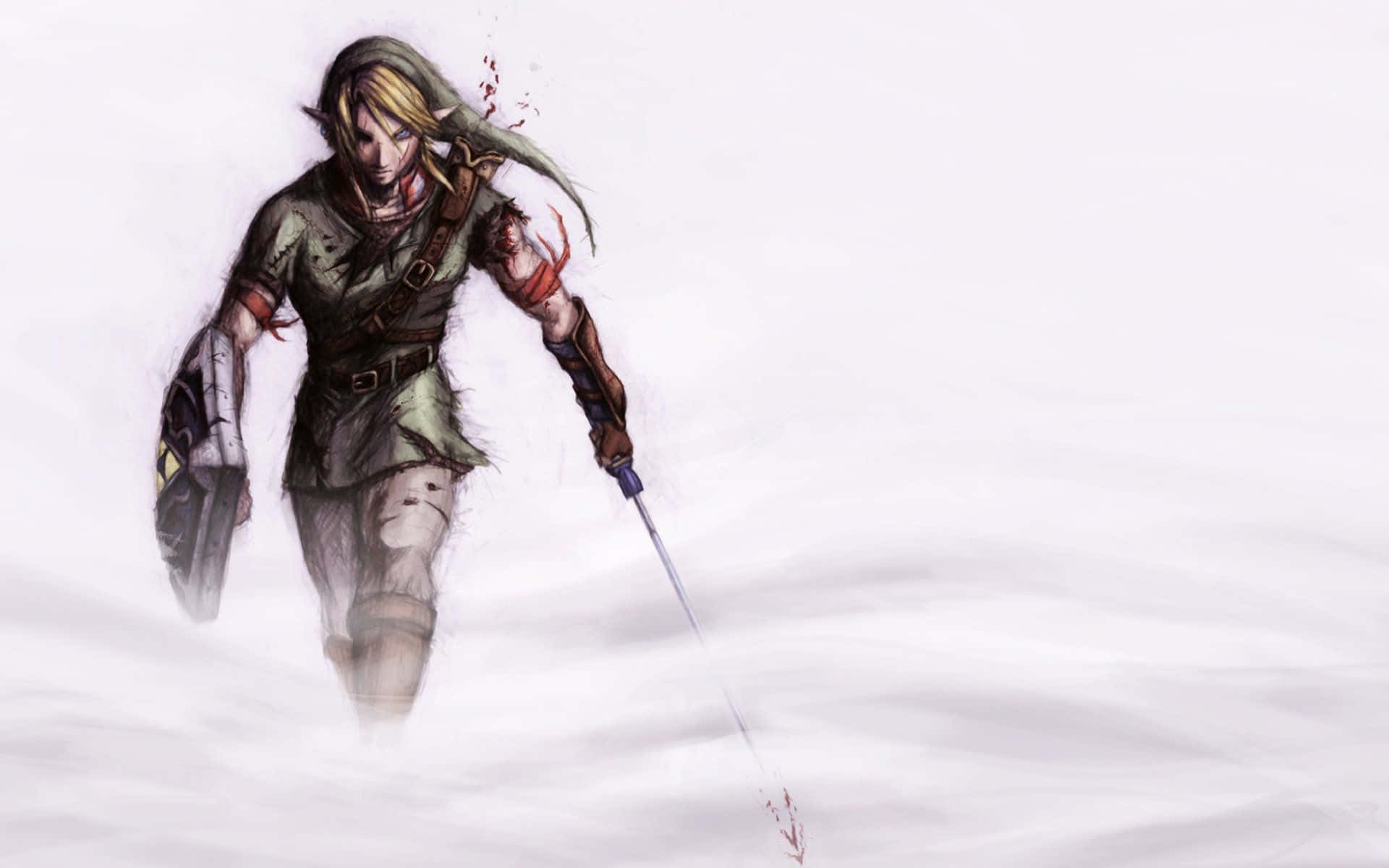 Tembea katika Ufalme wa Hyrule katika Legend of Zelda Picha ya Ukuta