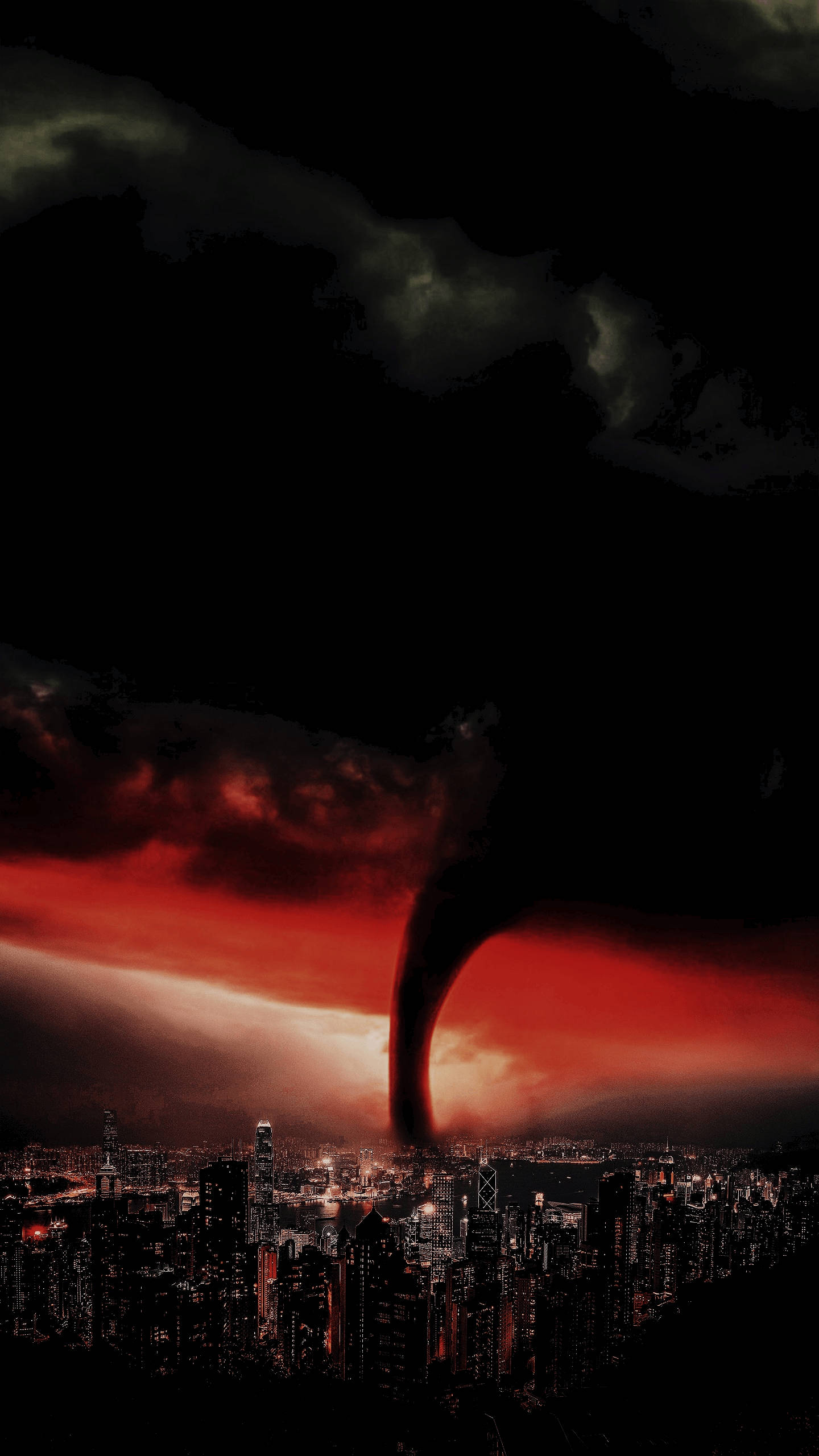 Terrifying Tornado OLED Picha ya Ukuta