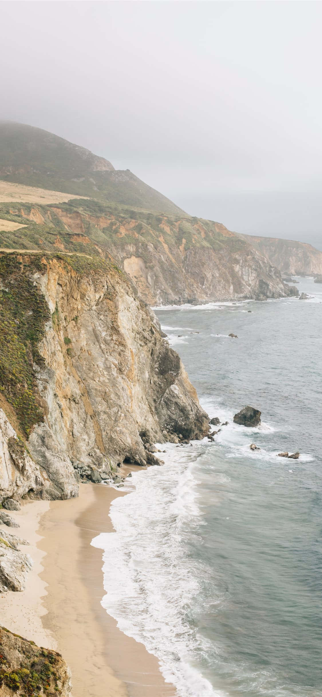 "The beauty of the Big Sur Coastline in California" Picha ya Ukuta