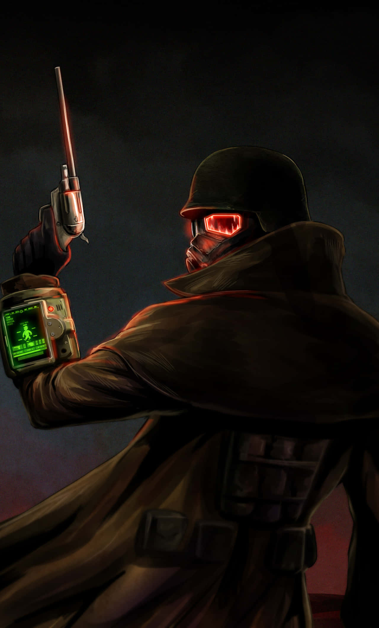 The Courier Fallout NV Phone Picha ya Ukuta