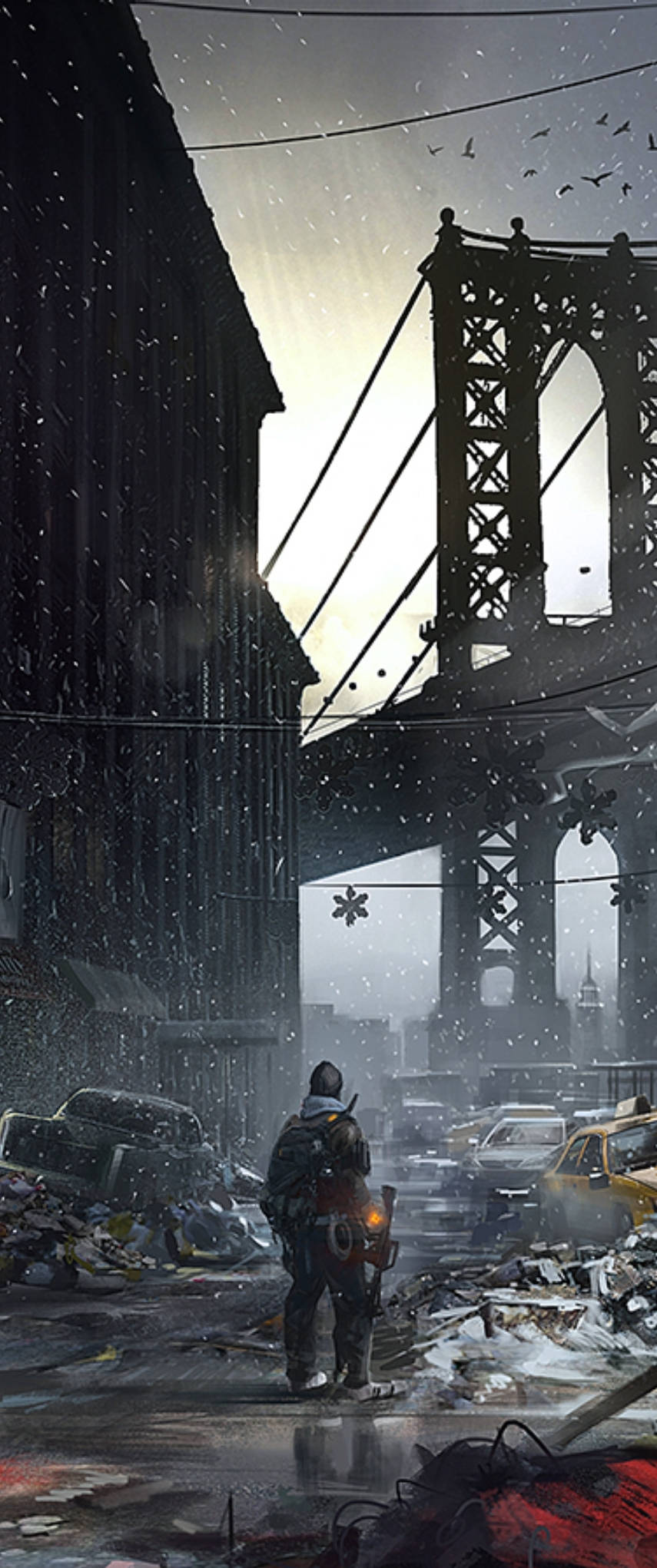 The Division Phone Soldier In Chaos Picha ya Ukuta
