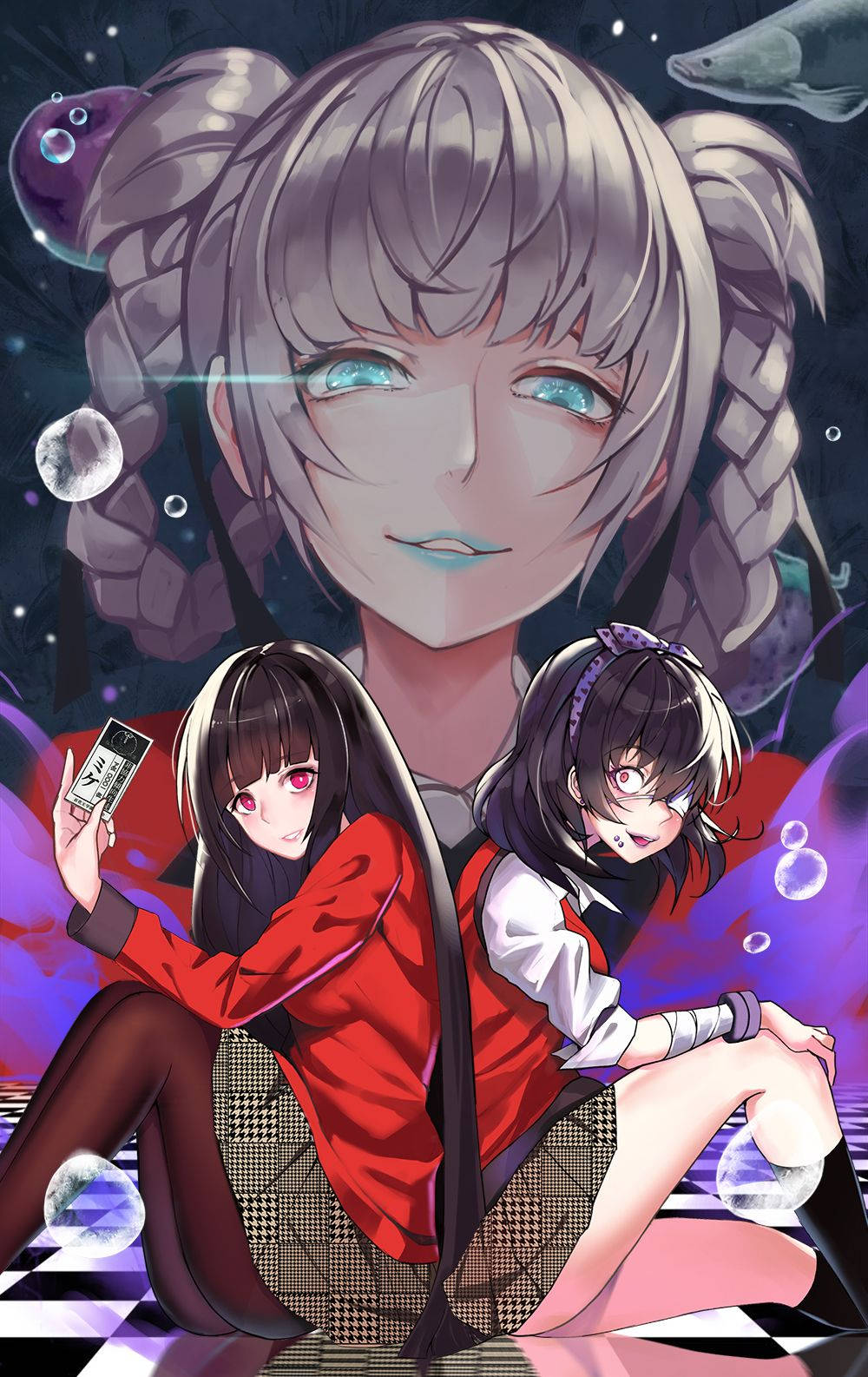 The Entire Kakegurui Cast Picha ya Ukuta