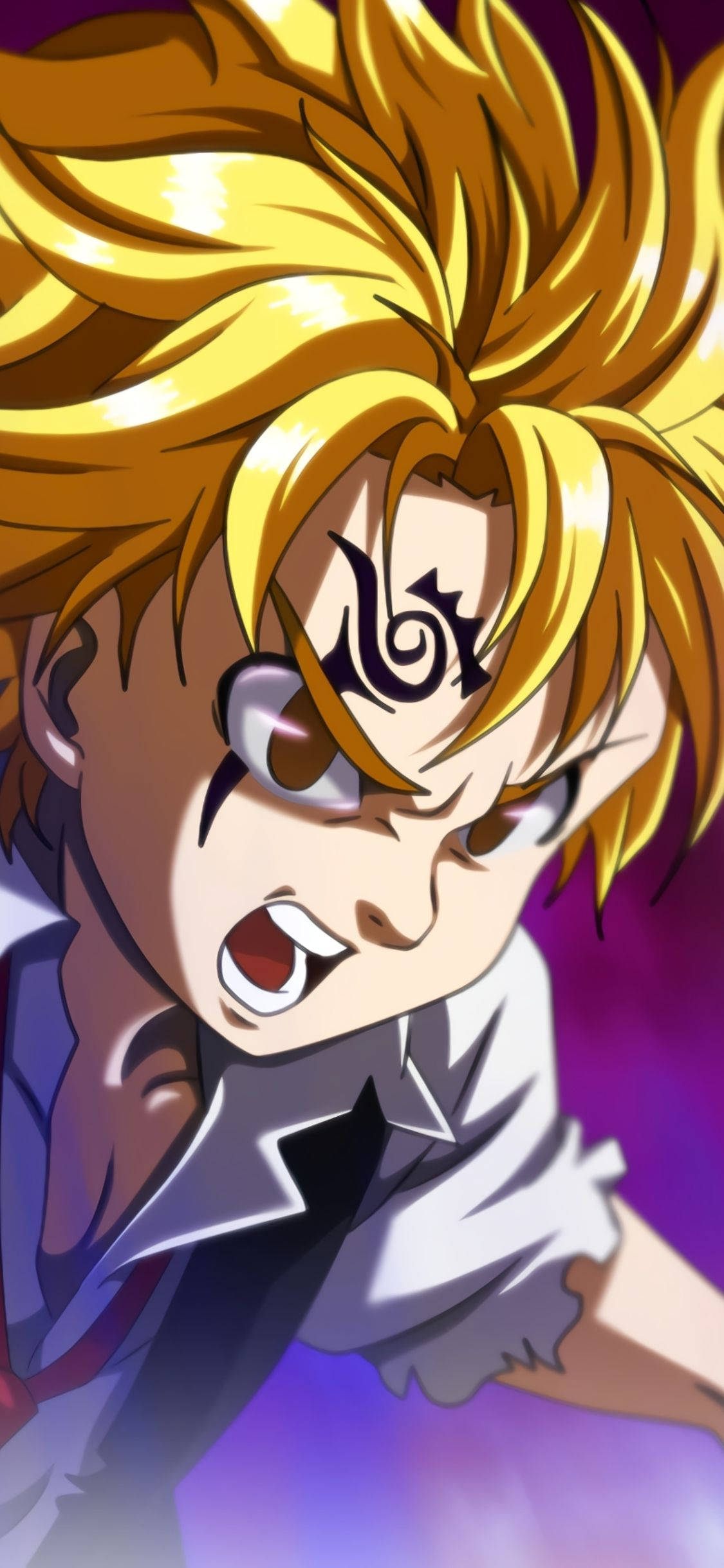 The Furious Meliodas of The Seven Deadly Sins Picha ya Ukuta